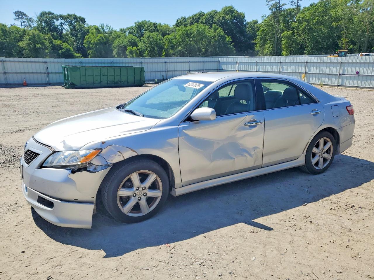 2007 Toyota Camry Se V6 Silver vin: 4T1BK46KX7U045142