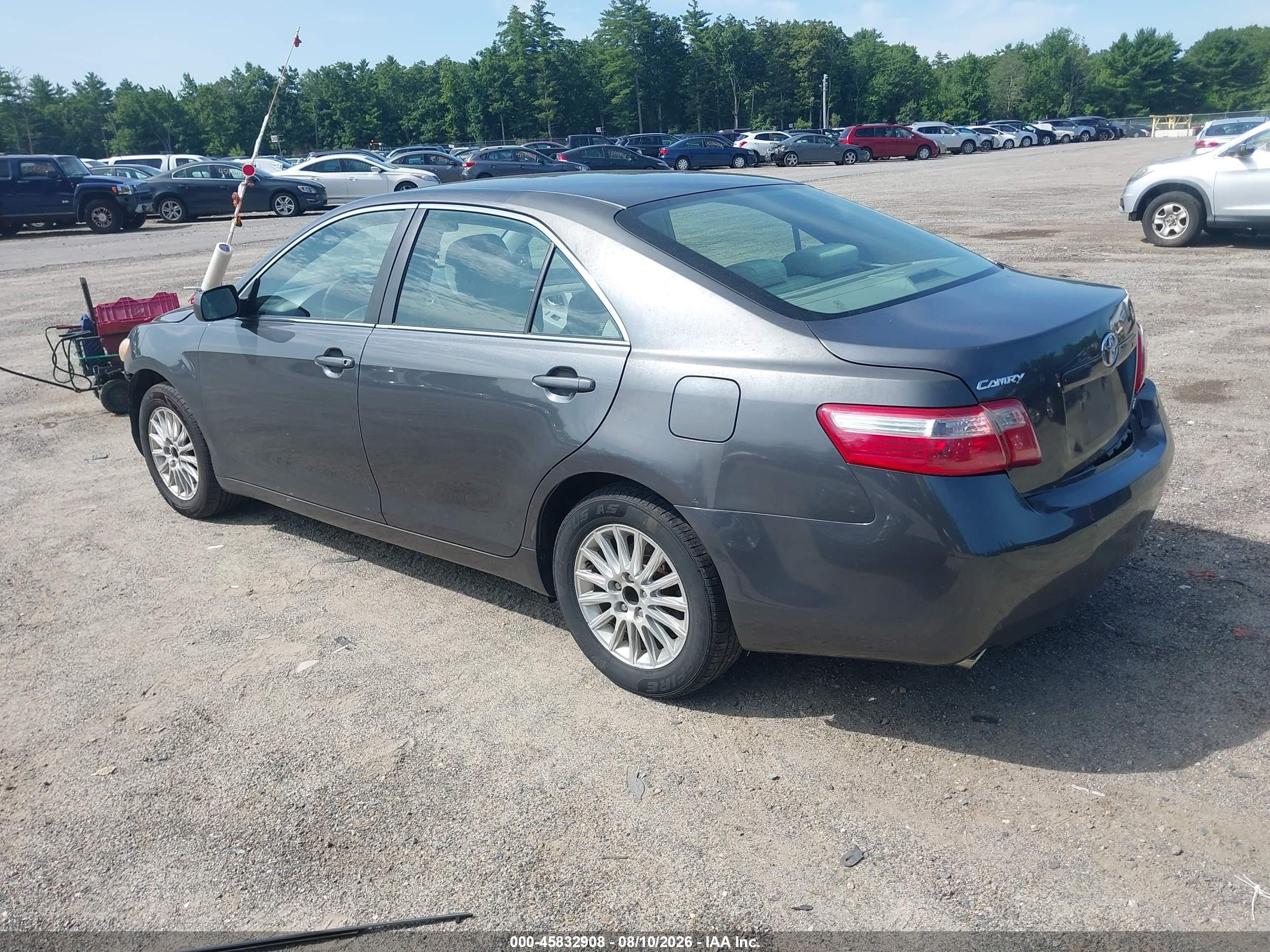 2007 Toyota Camry Le V6 Gray vin: 4T1BK46KX7U045366