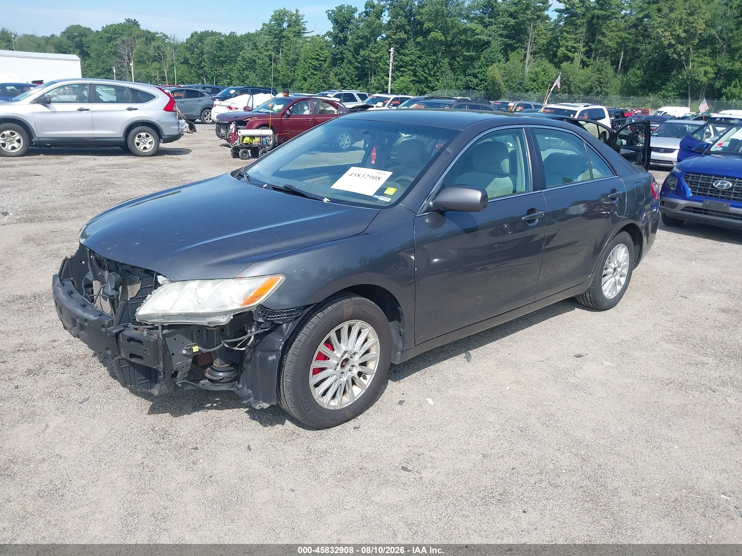 2007 Toyota Camry Le V6 Gray vin: 4T1BK46KX7U045366
