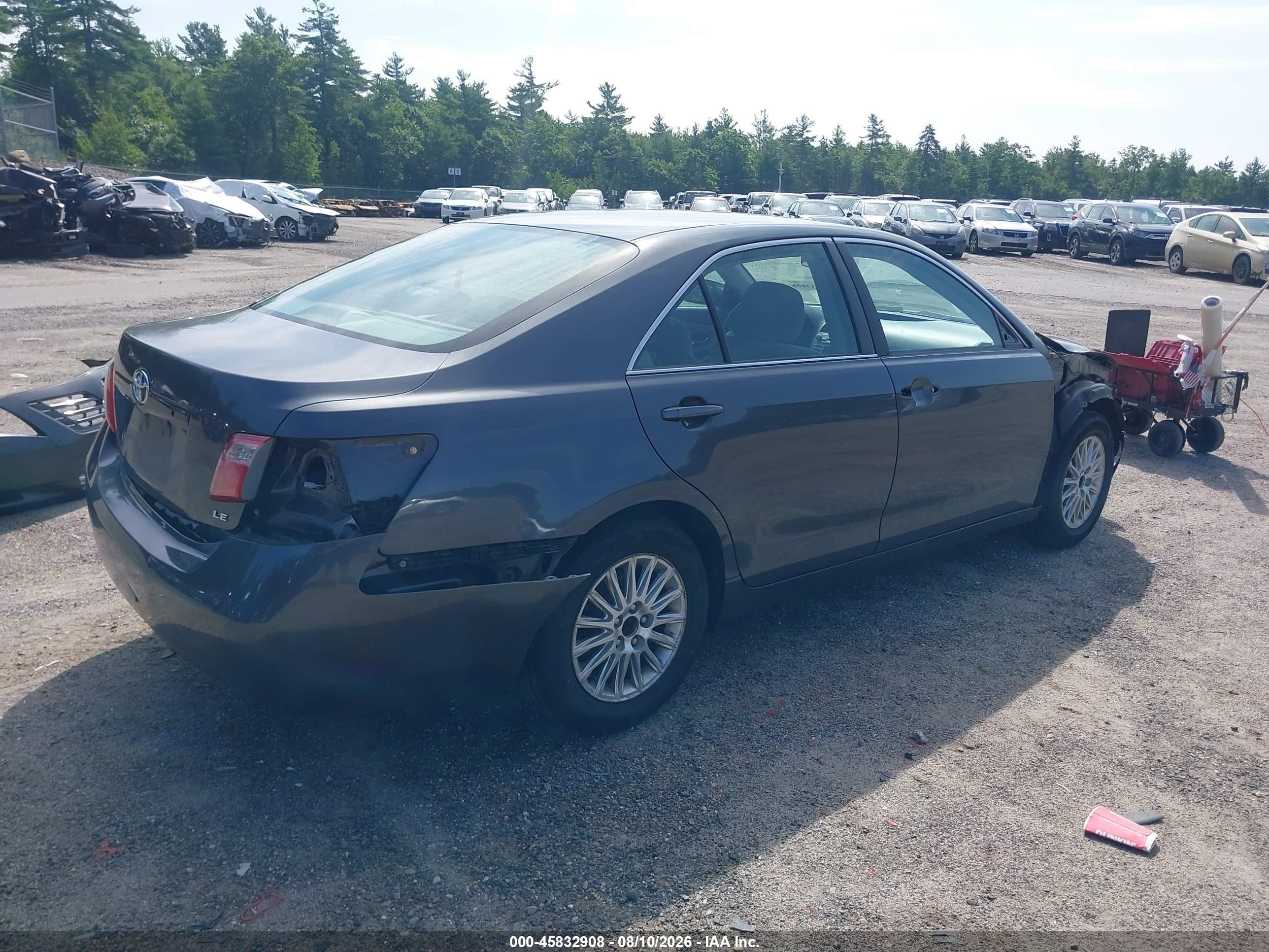 2007 Toyota Camry Le V6 Gray vin: 4T1BK46KX7U045366