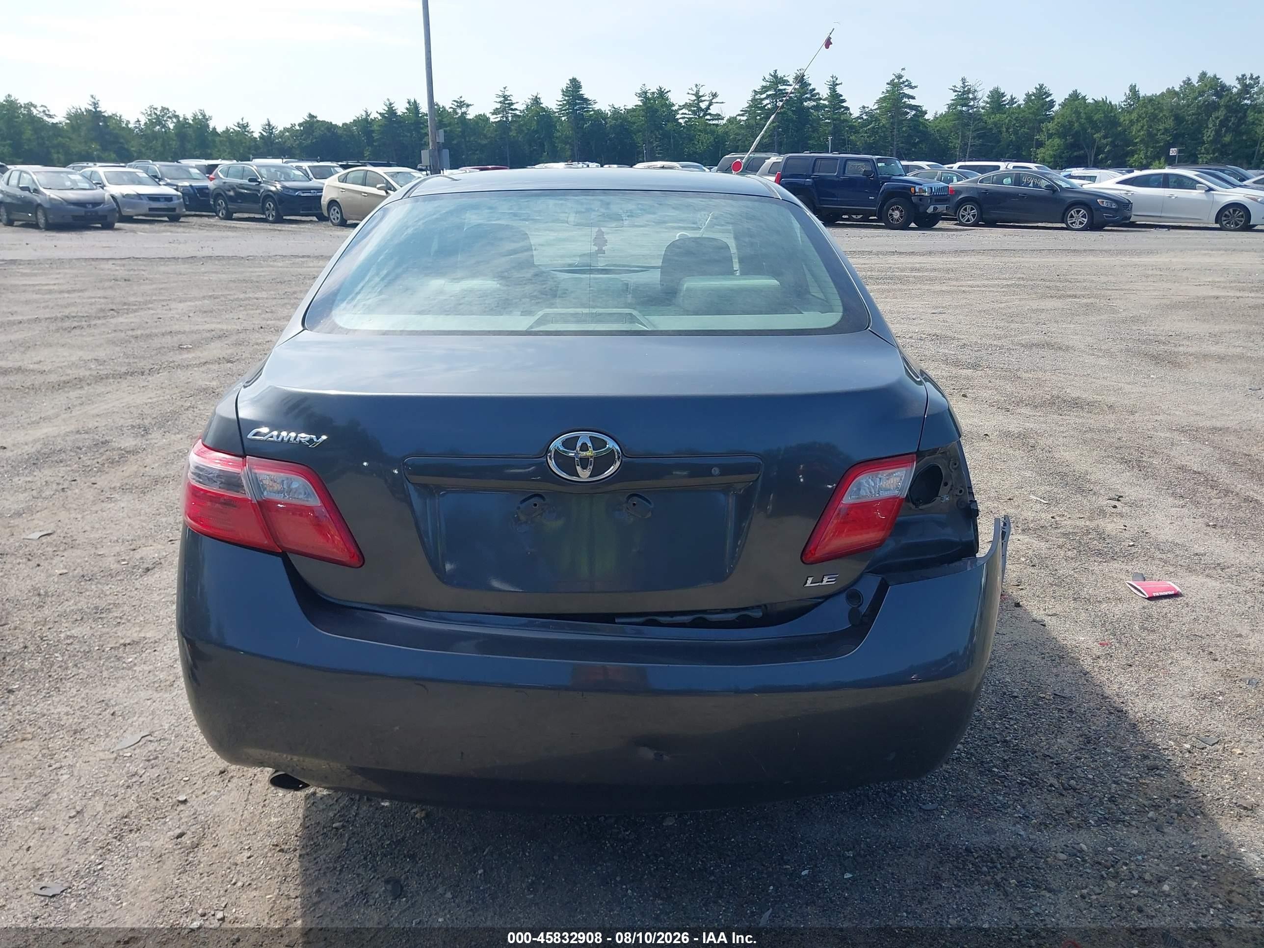 2007 Toyota Camry Le V6 Gray vin: 4T1BK46KX7U045366