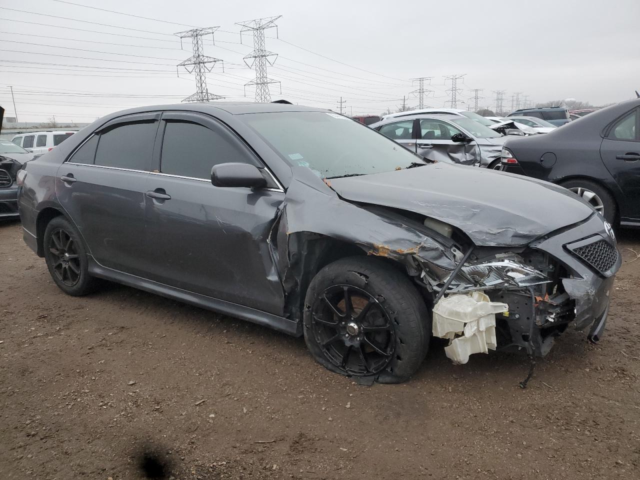 2007 Toyota Camry Le Gray vin: 4T1BK46KX7U046680