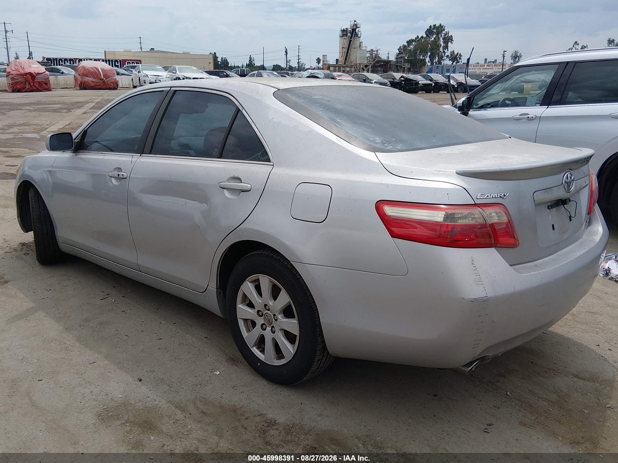 2007 Toyota Camry Xle V6 Gray vin: 4T1BK46KX7U052222
