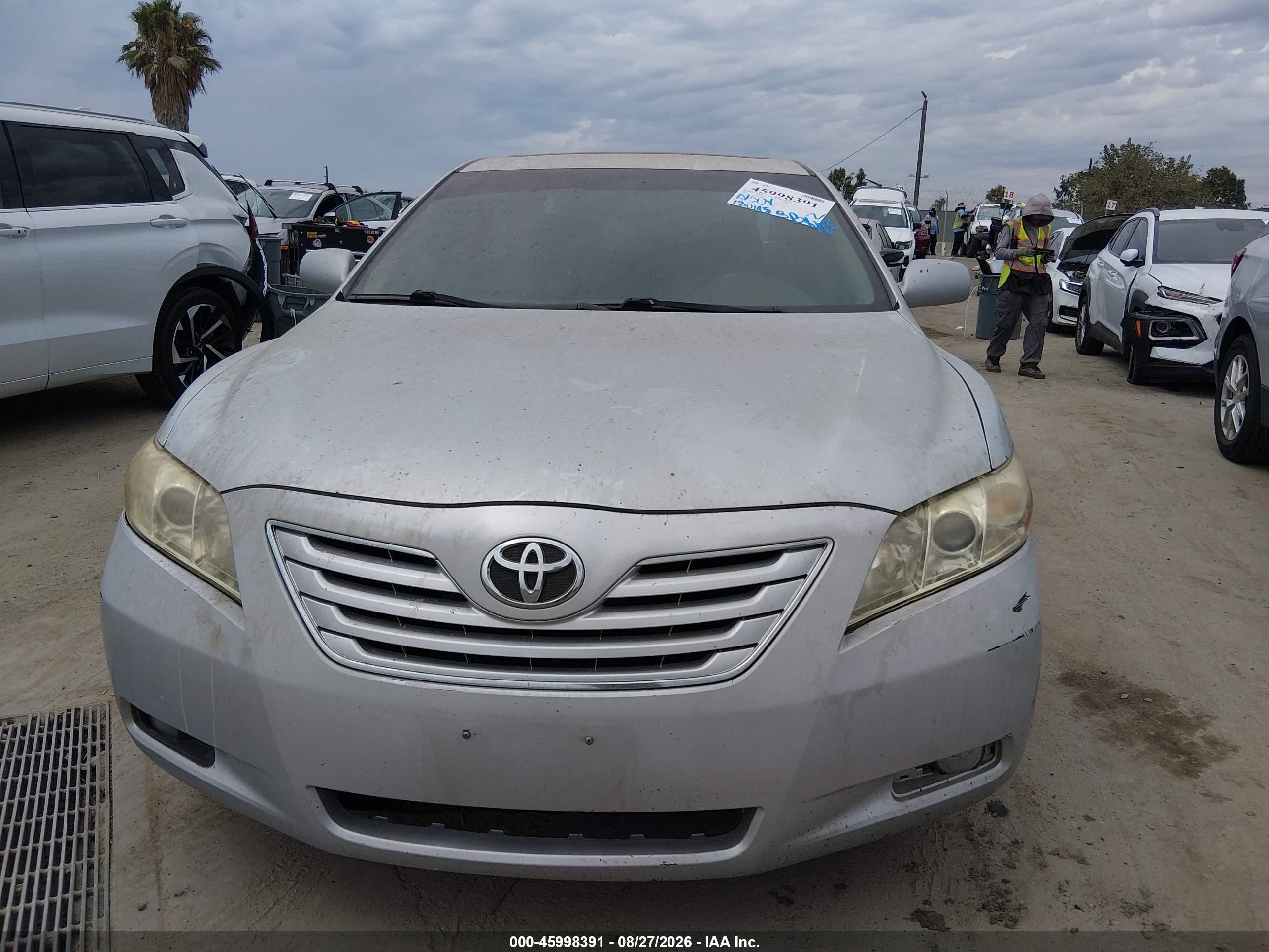 2007 Toyota Camry Xle V6 Gray vin: 4T1BK46KX7U052222