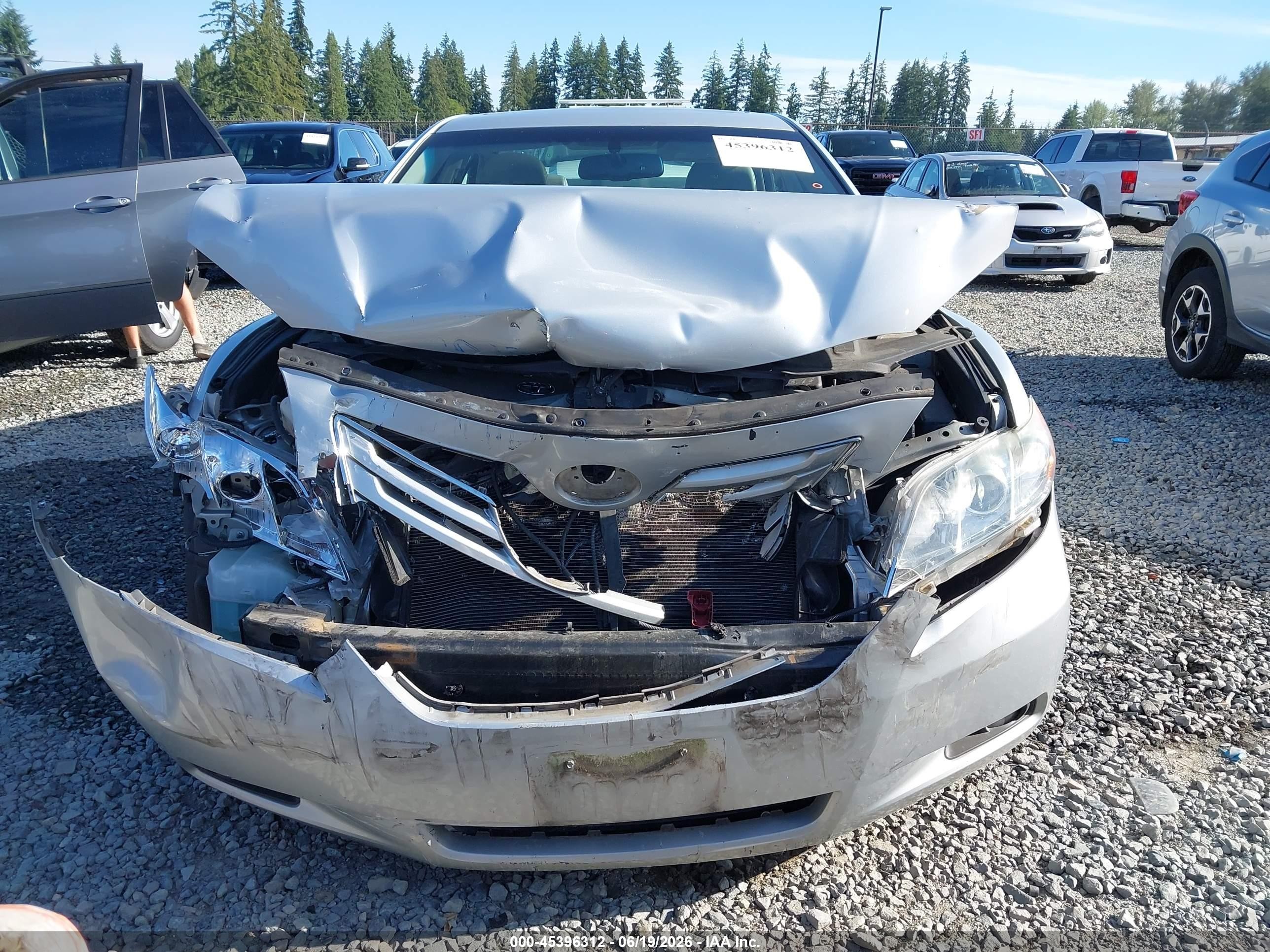 2007 Toyota Camry Xle V6 Silver vin: 4T1BK46KX7U505416