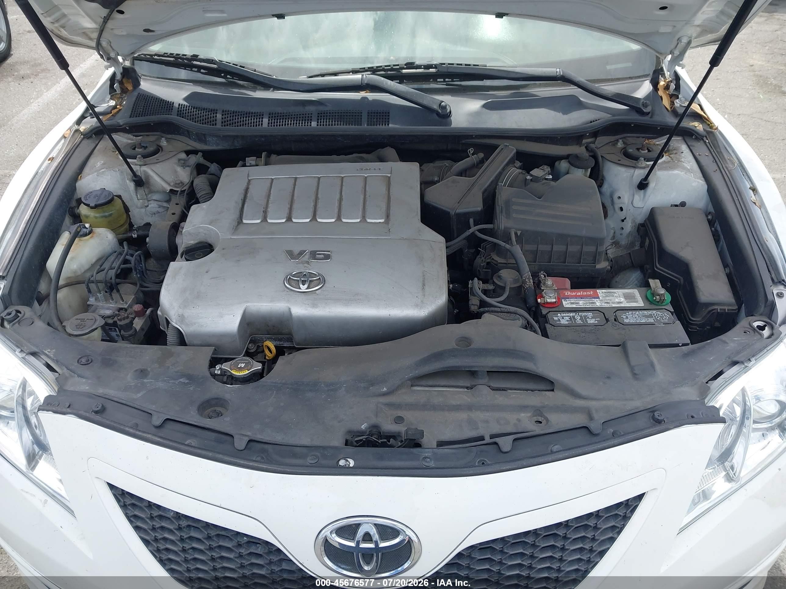 2007 Toyota Camry Se V6 White vin: 4T1BK46KX7U529229
