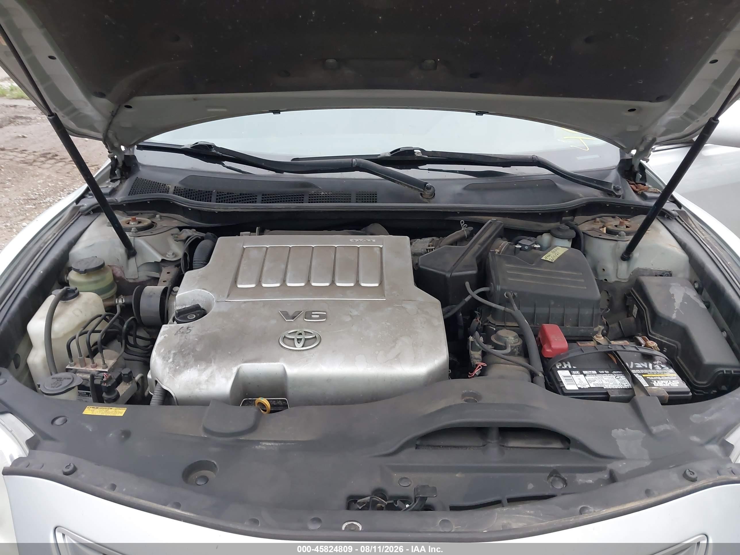 2007 Toyota Camry Le V6 Silver vin: 4T1BK46KX7U529571