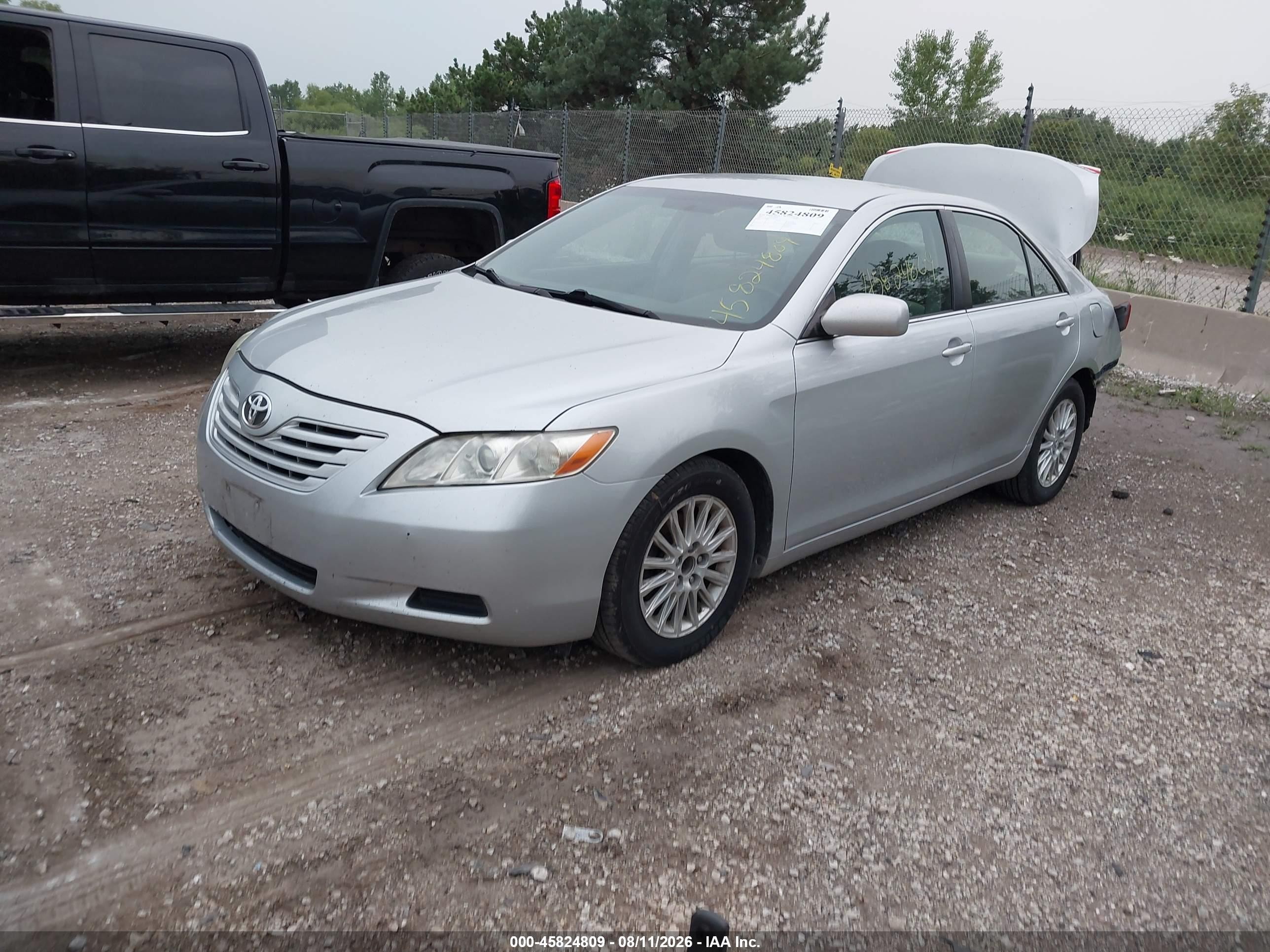 2007 Toyota Camry Le V6 Silver vin: 4T1BK46KX7U529571