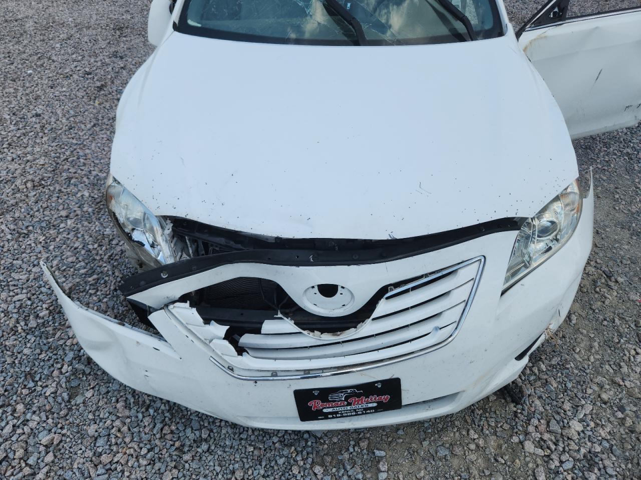 2007 Toyota Camry Xle V6 White vin: 4T1BK46KX7U537962