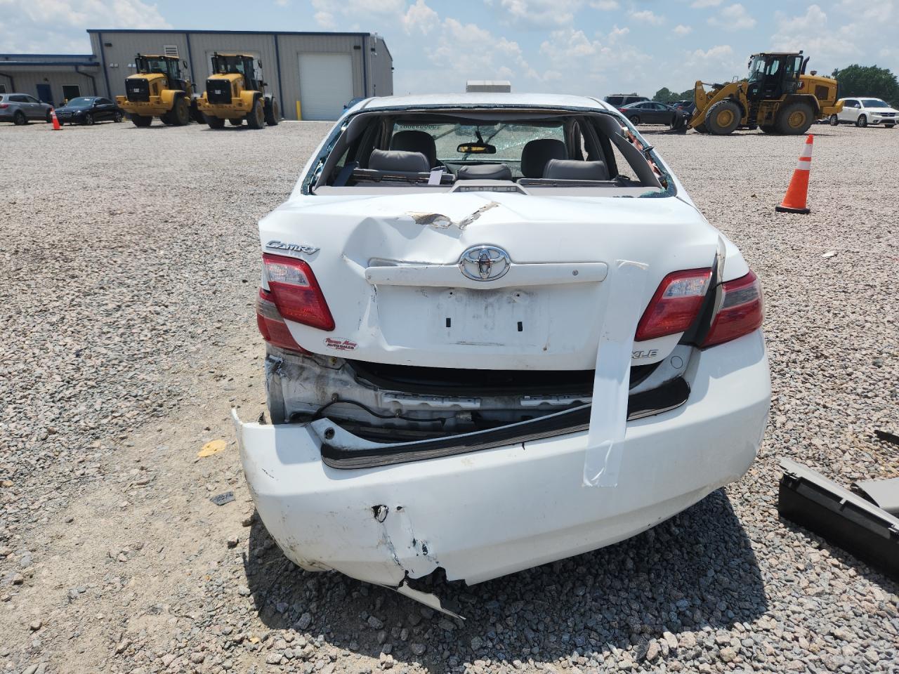 2007 Toyota Camry Xle V6 White vin: 4T1BK46KX7U537962