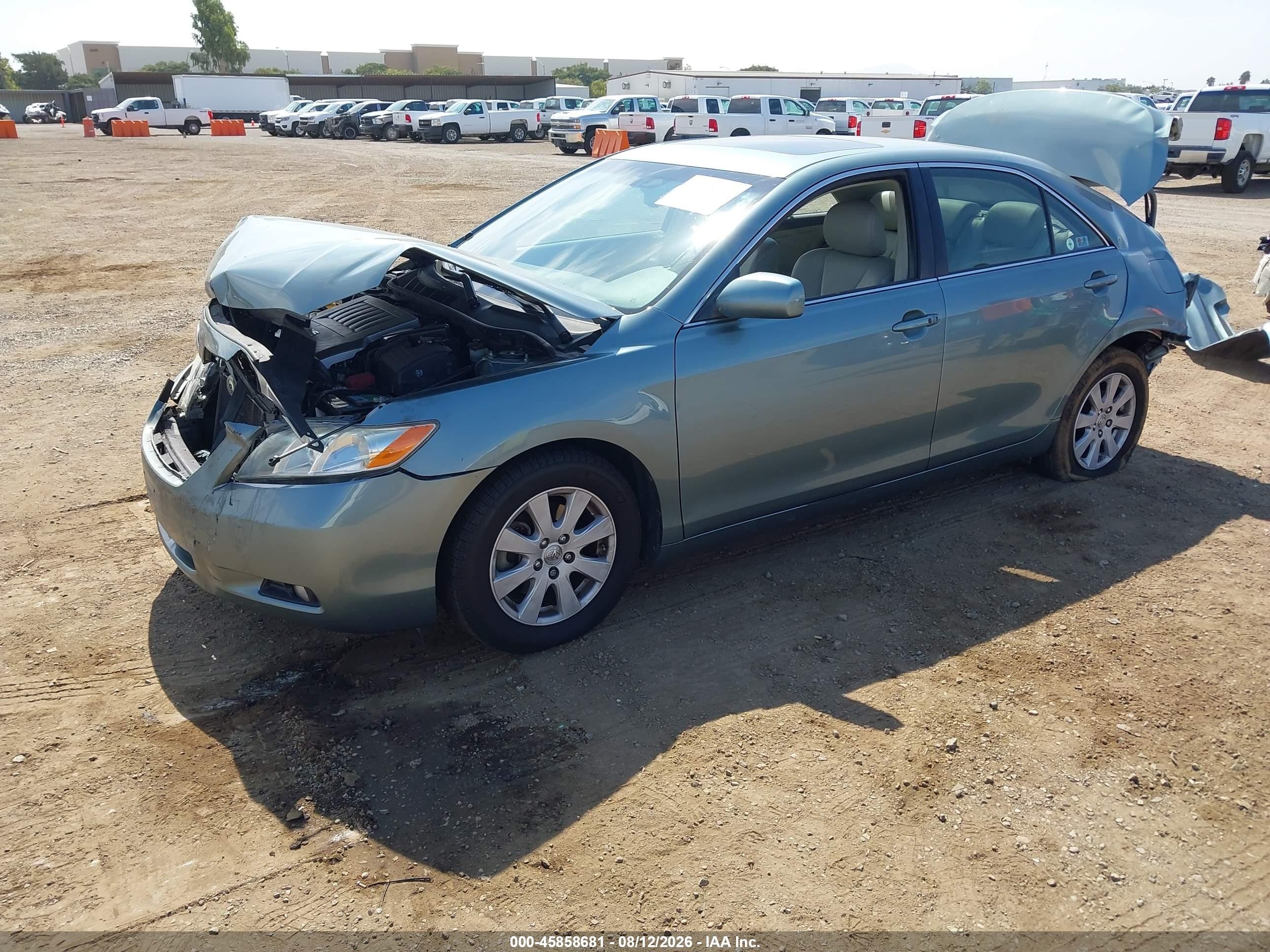 2007 Toyota Camry Xle V6 Бирюзовый vin: 4T1BK46KX7U539632