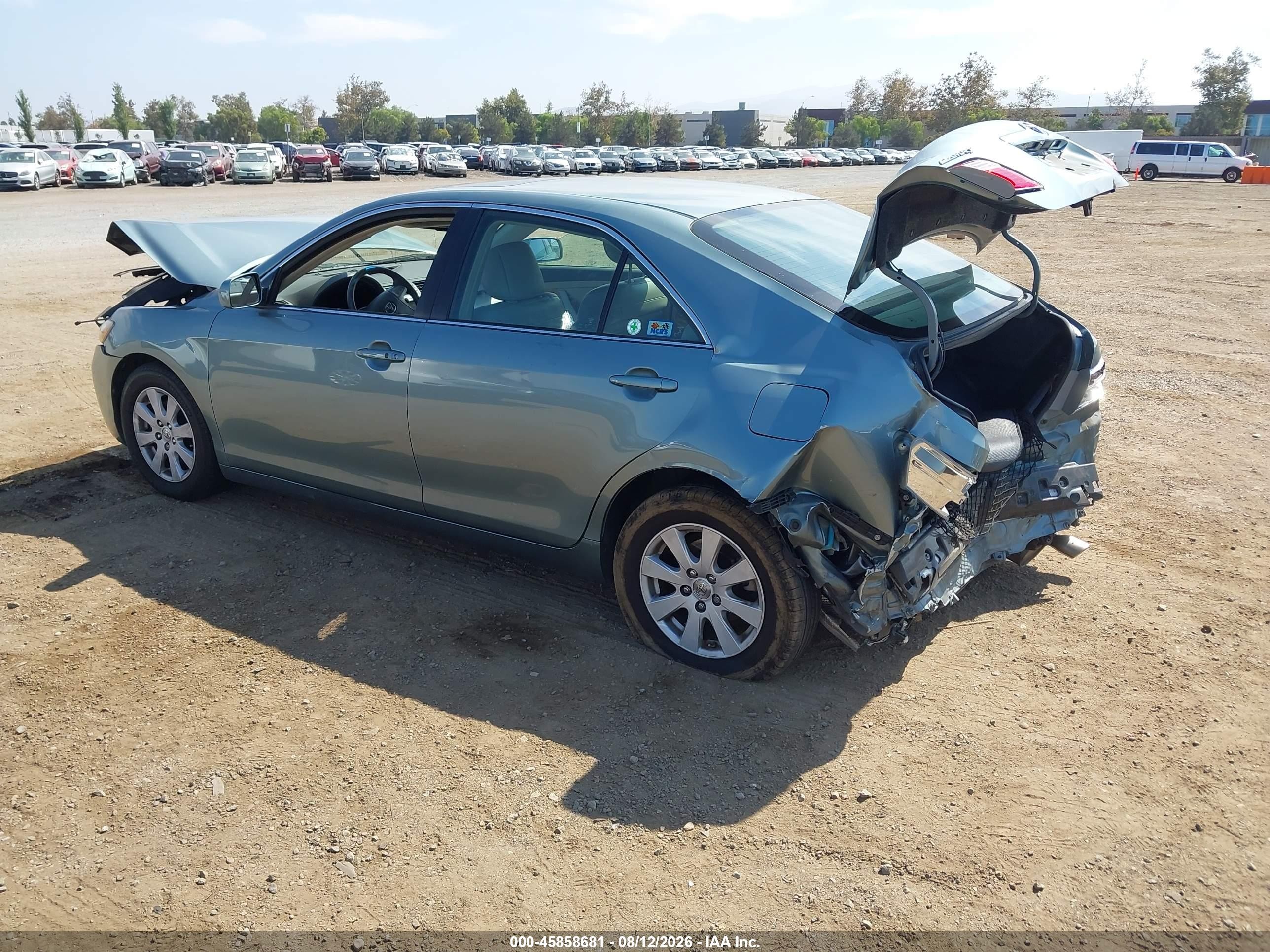 2007 Toyota Camry Xle V6 Бирюзовый vin: 4T1BK46KX7U539632