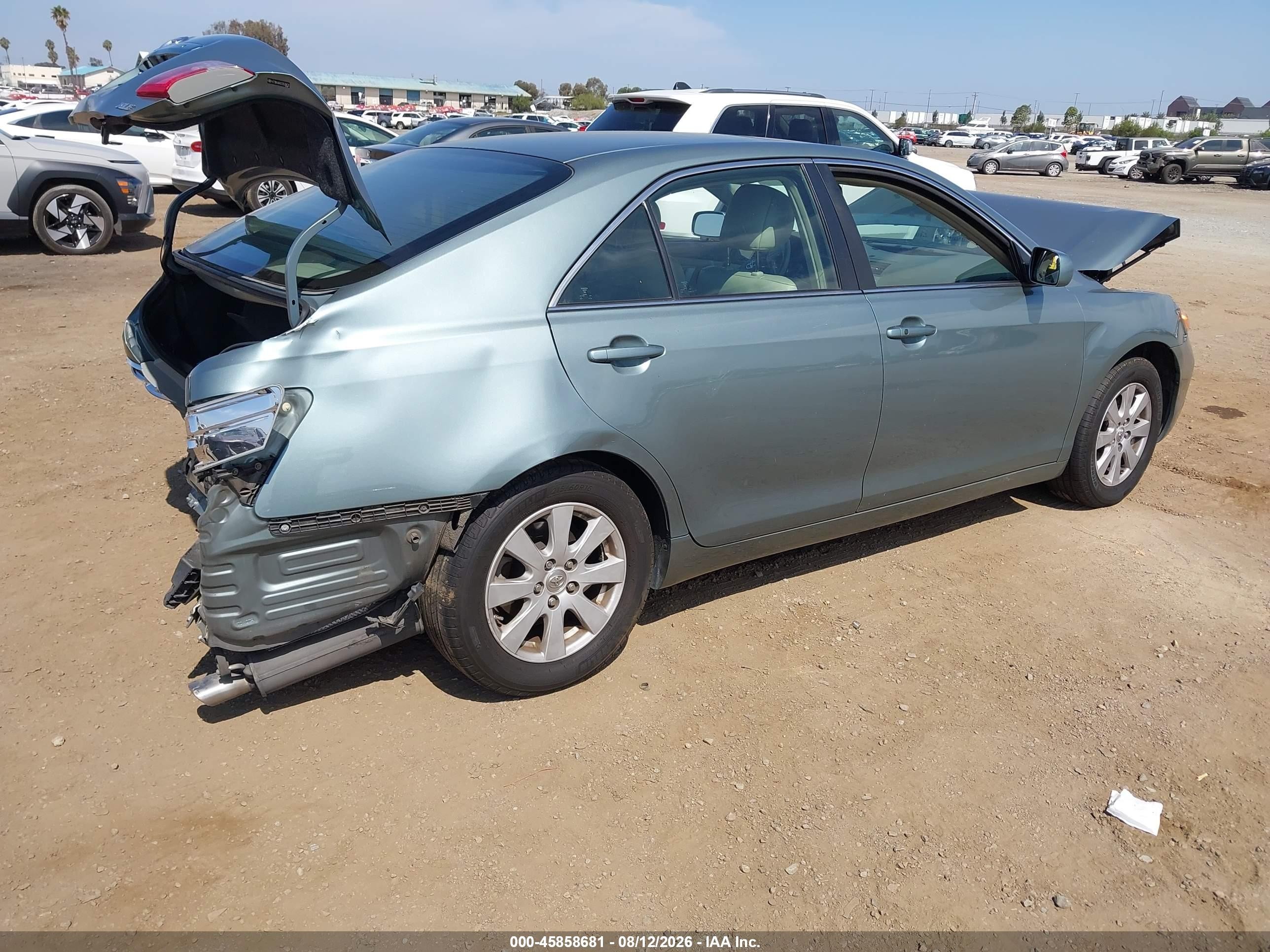 2007 Toyota Camry Xle V6 Бирюзовый vin: 4T1BK46KX7U539632