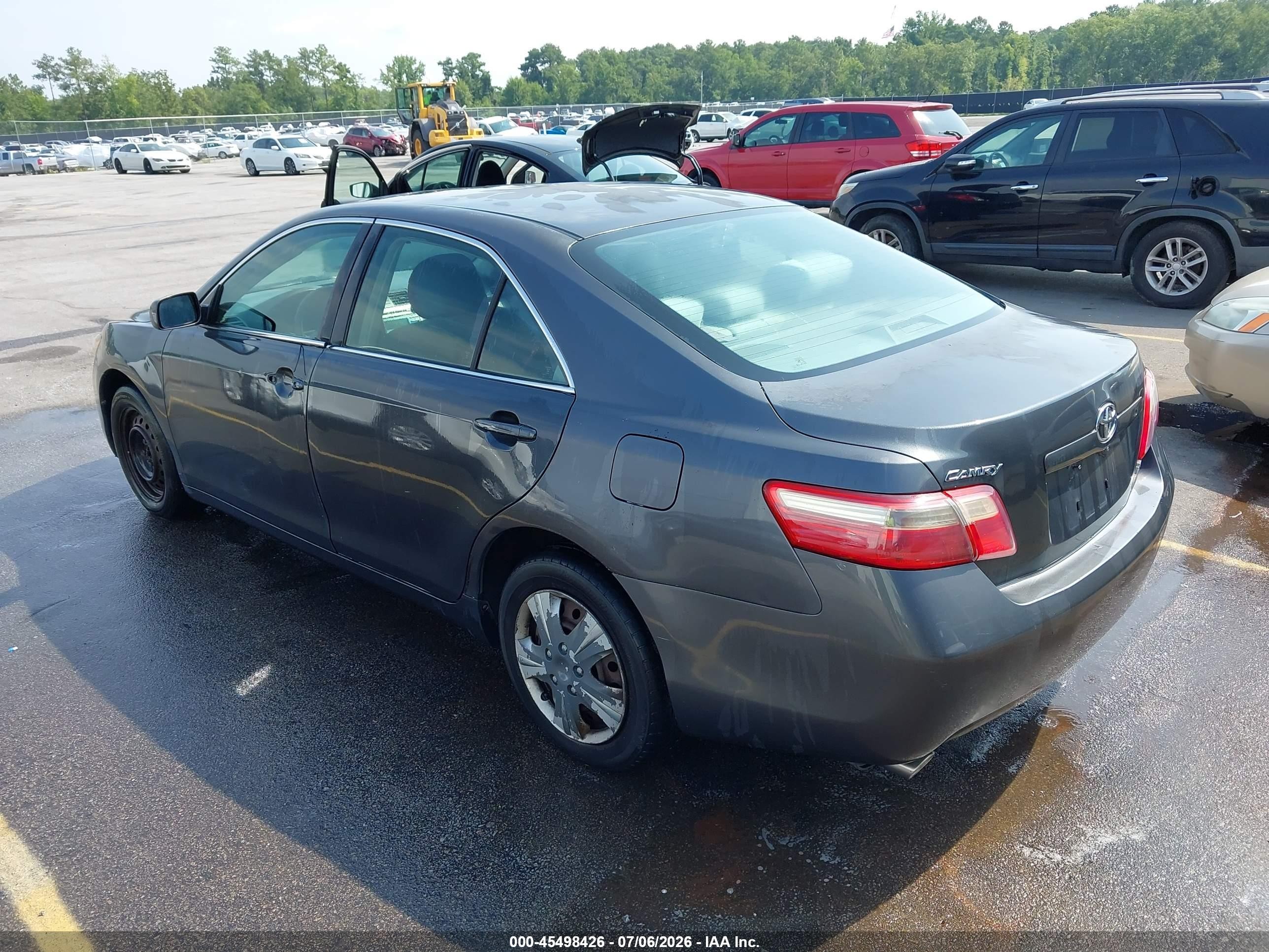 2007 Toyota Camry Le V6 Gray vin: 4T1BK46KX7U540201