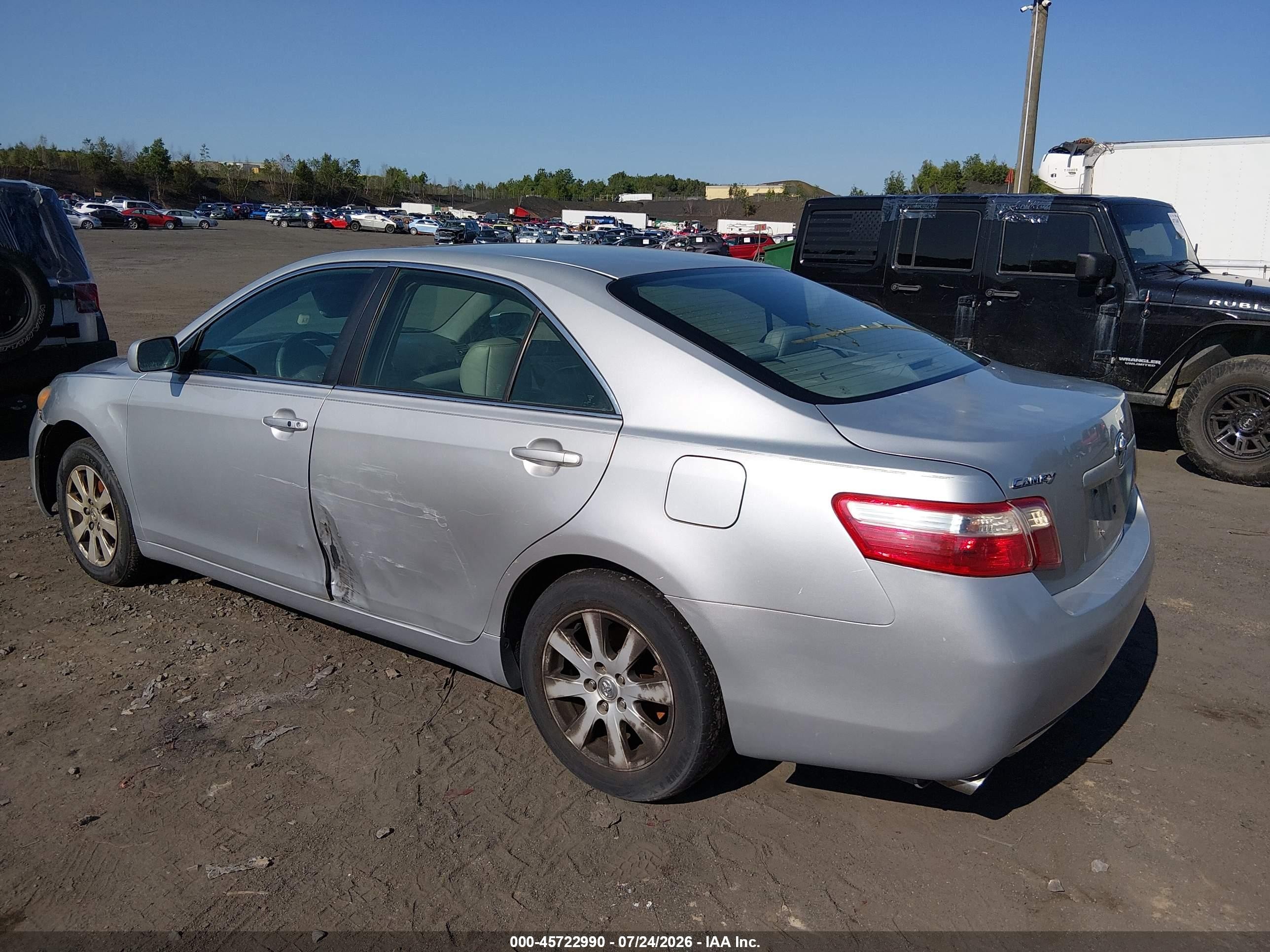 2007 Toyota Camry Xle V6 Серебряный vin: 4T1BK46KX7U558732
