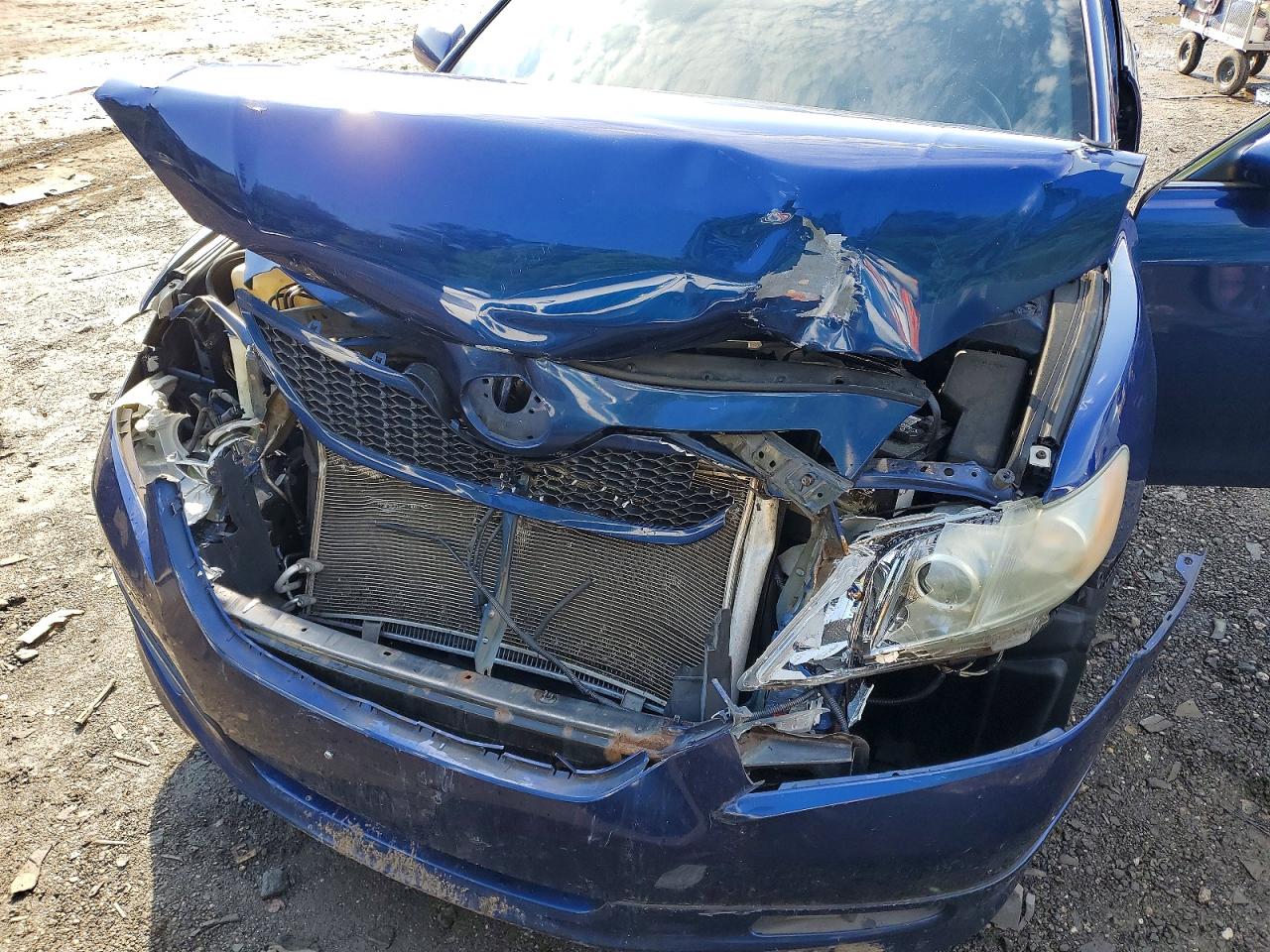 2008 Toyota Camry Se V6 Blue vin: 4T1BK46KX8U058667