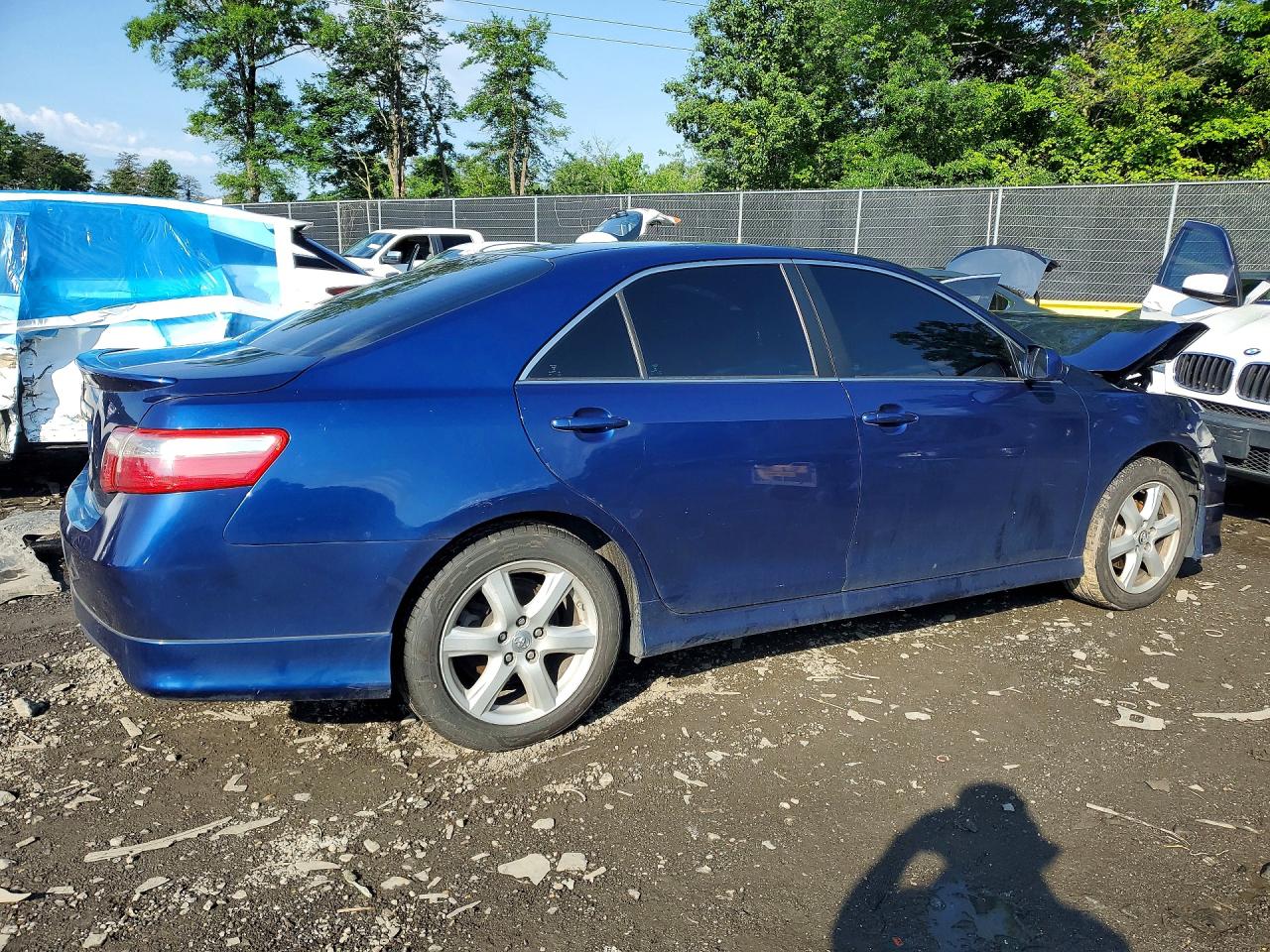 2008 Toyota Camry Se V6 Blue vin: 4T1BK46KX8U058667