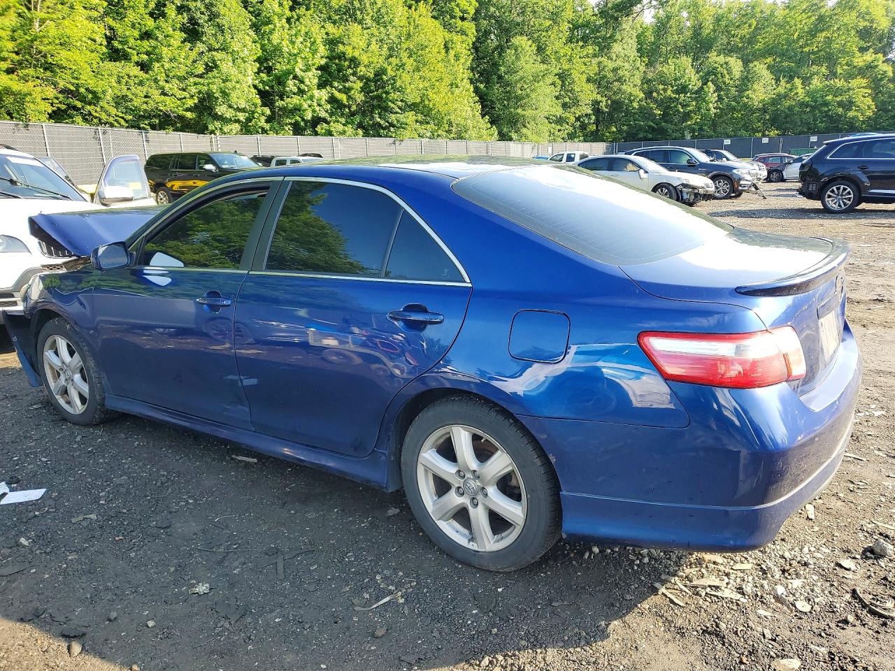 2008 Toyota Camry Se V6 Blue vin: 4T1BK46KX8U058667
