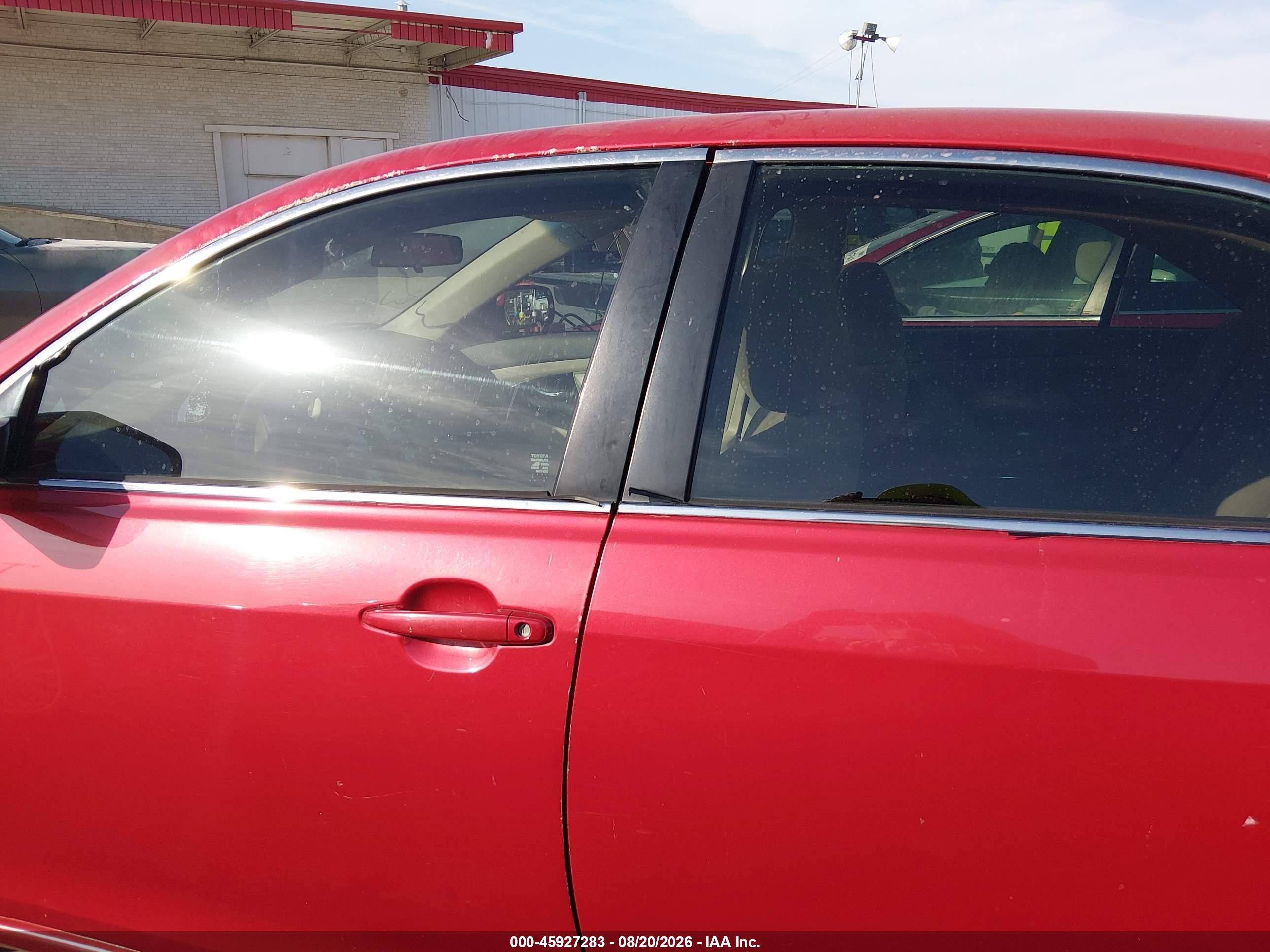2008 Toyota Camry Le Red vin: 4T1BK46KX8U059138