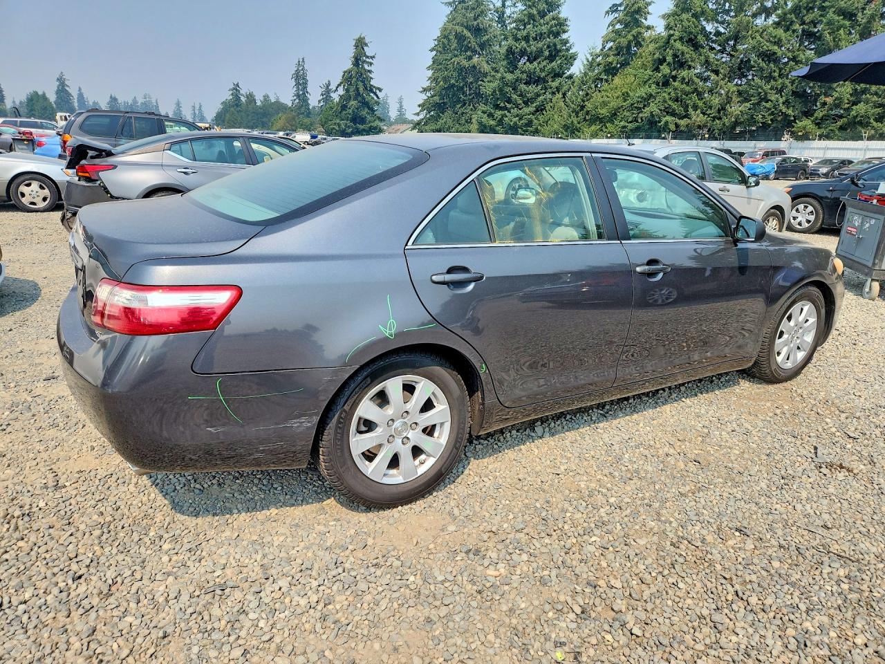2008 Toyota Camry Xle V6 Серый vin: 4T1BK46KX8U060984