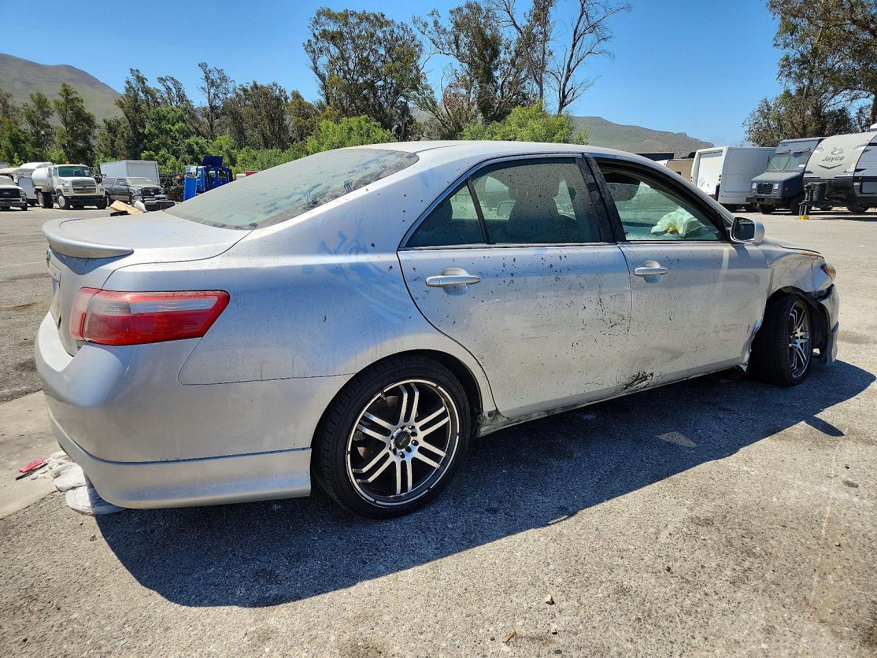 2008 Toyota Camry Se V6 Серебряный vin: 4T1BK46KX8U063755