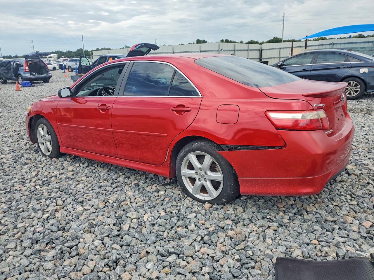 2008 Toyota Camry Se V6 Красный vin: 4T1BK46KX8U066736