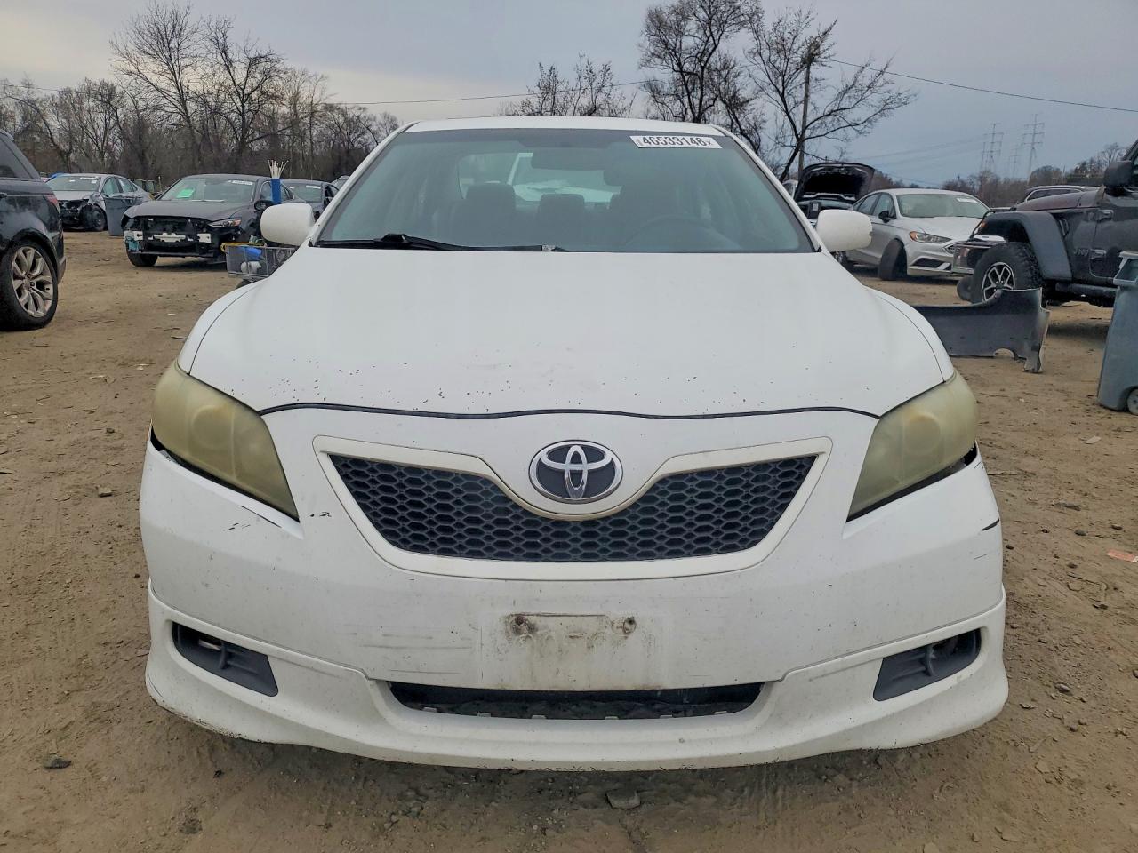 2008 Toyota Camry Se V6 White vin: 4T1BK46KX8U562720