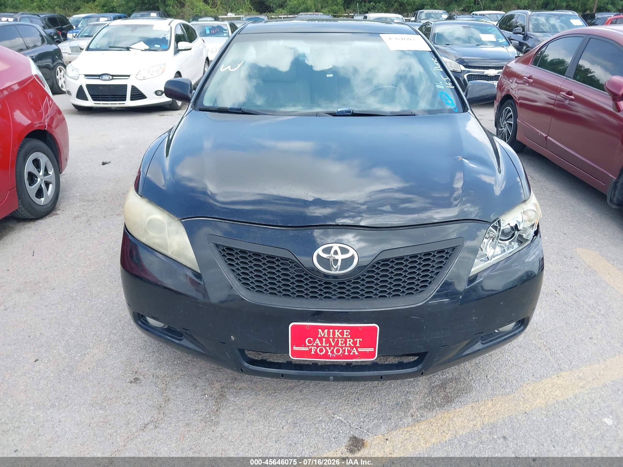 2008 Toyota Camry Se Black vin: 4T1BK46KX8U563186