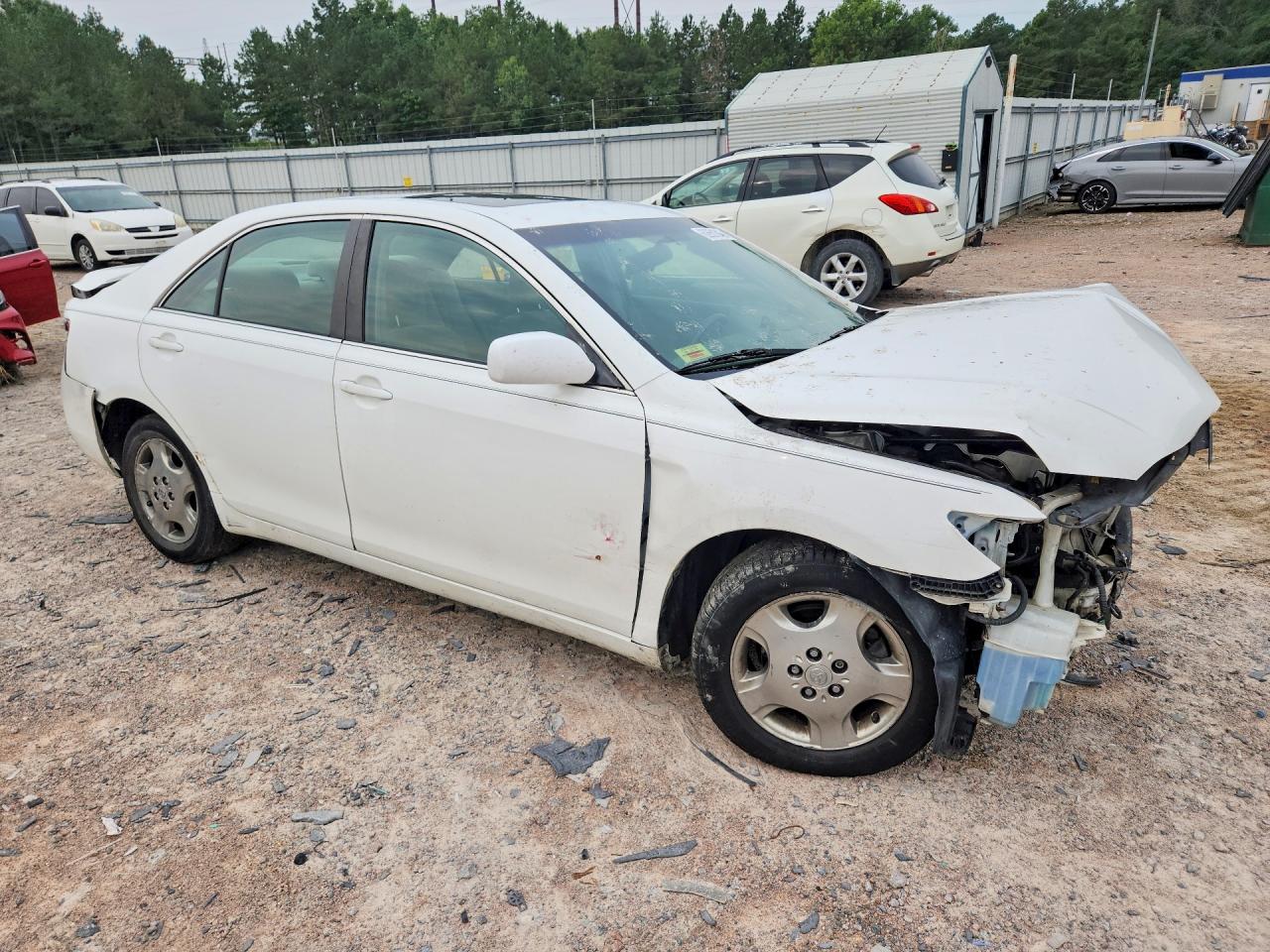 2008 Toyota Camry Le V6 White vin: 4T1BK46KX8U566248