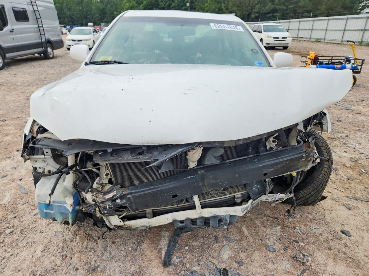 2008 Toyota Camry Le V6 White vin: 4T1BK46KX8U566248