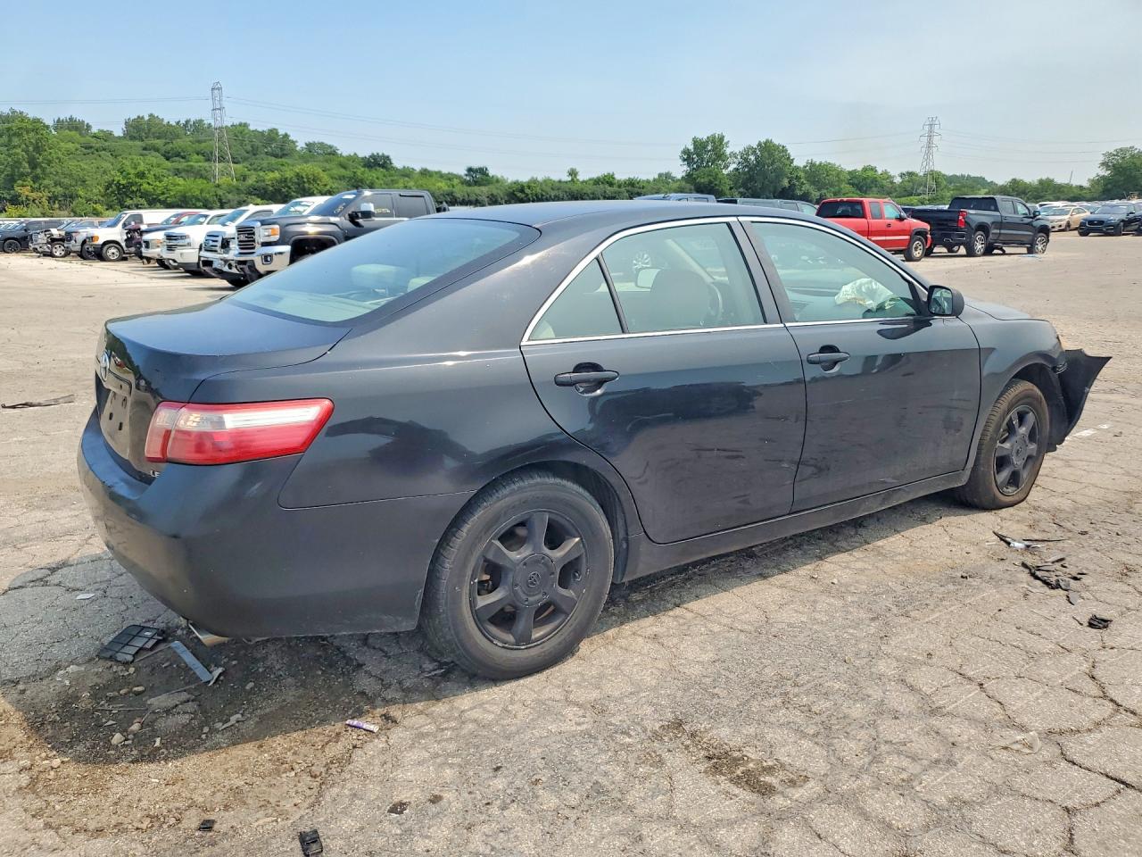 2008 Toyota Camry Le V6 Black vin: 4T1BK46KX8U569649