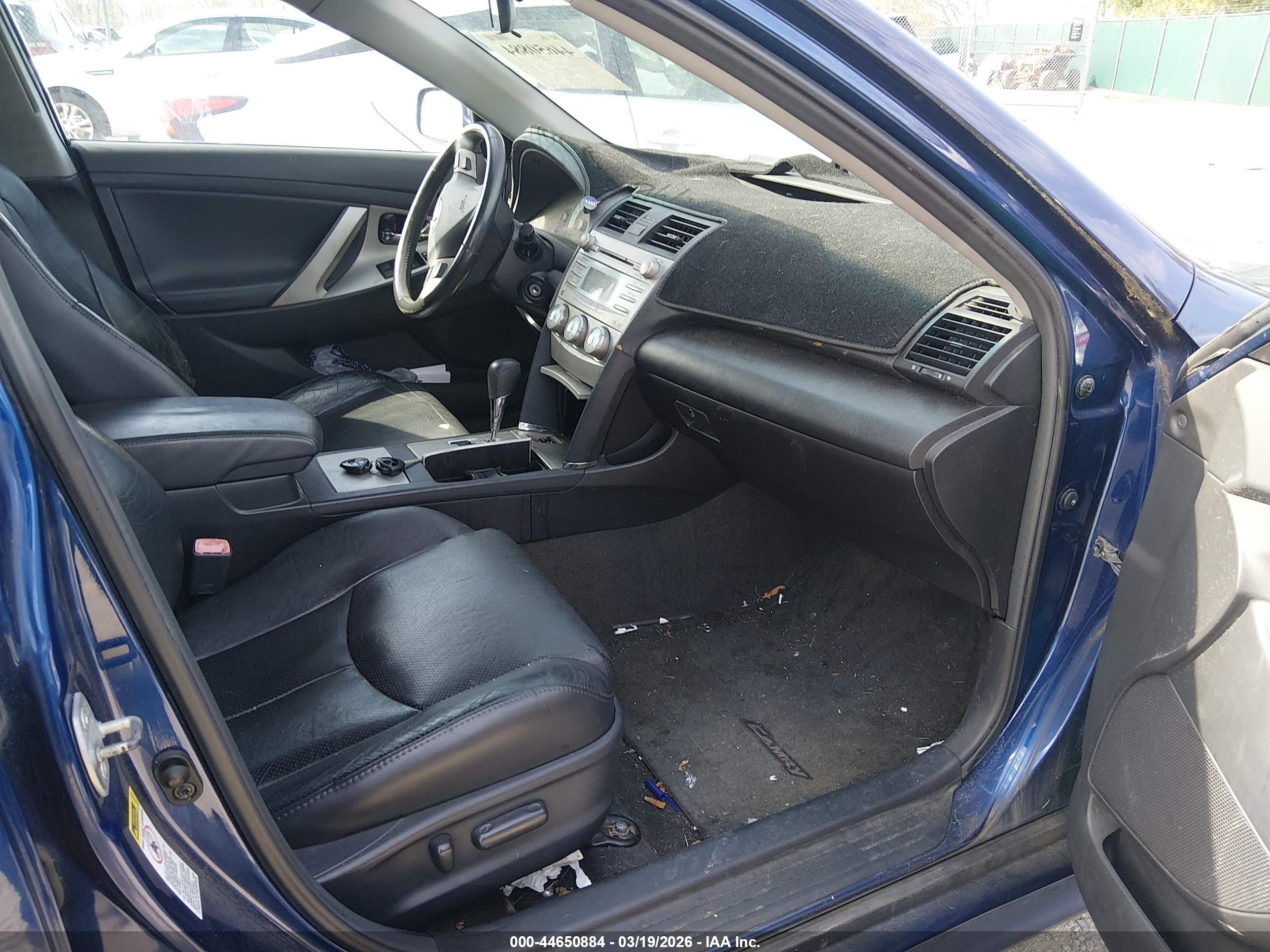 2009 Toyota Camry Se V6 Blue vin: 4T1BK46KX9U087555