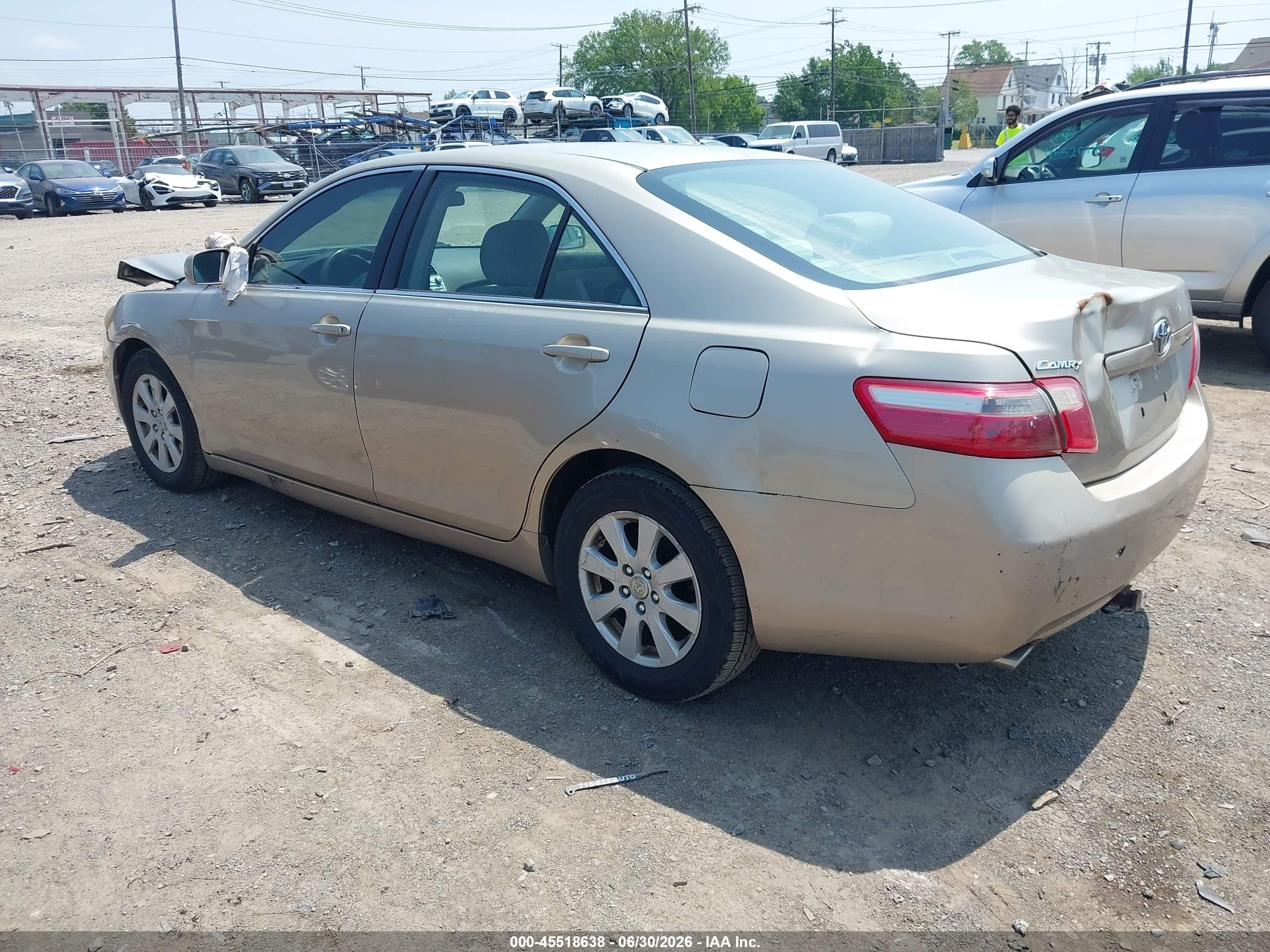 2009 Toyota Camry Le V6 Золотой vin: 4T1BK46KX9U581804