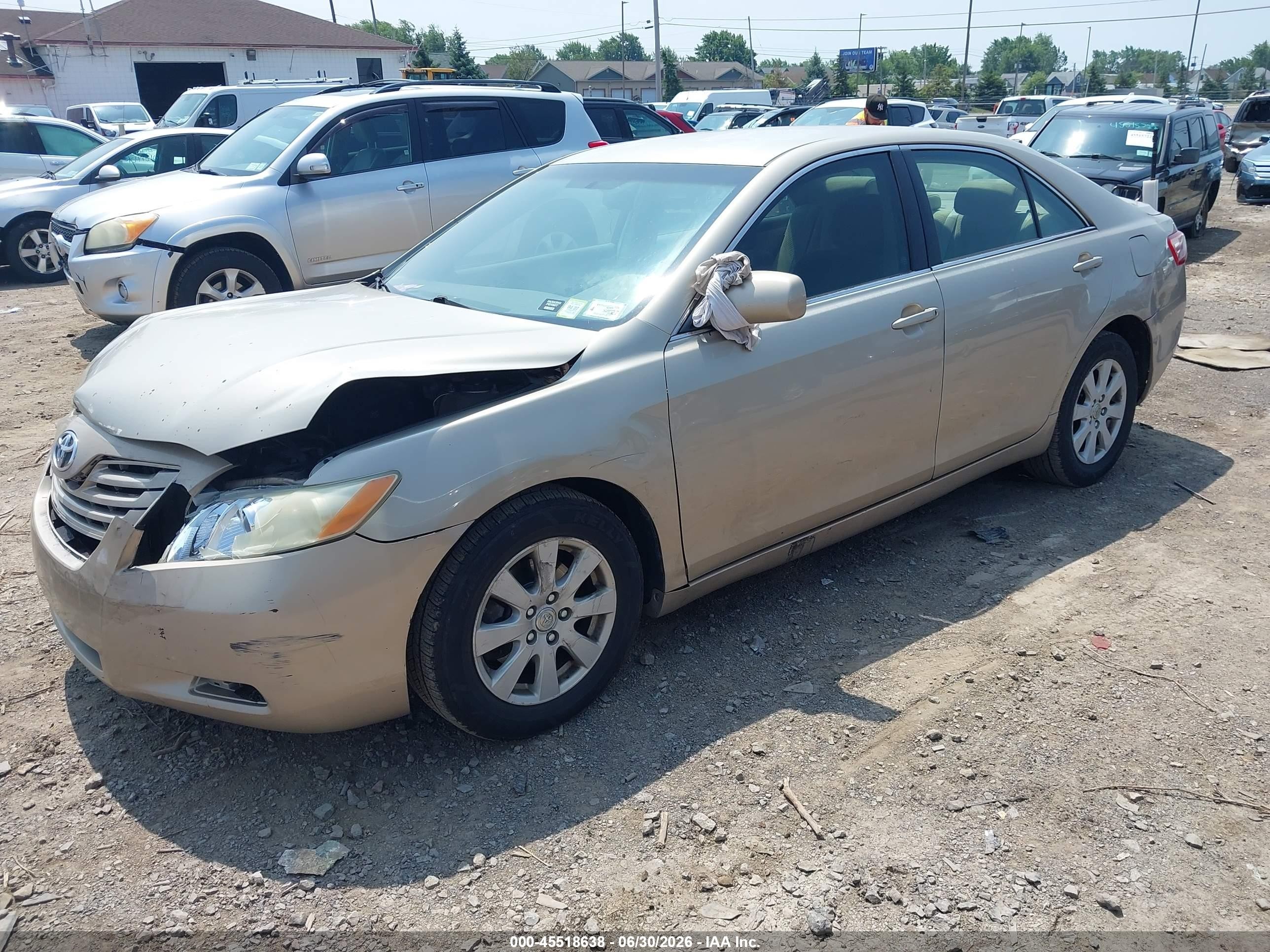 2009 Toyota Camry Le V6 Золотой vin: 4T1BK46KX9U581804