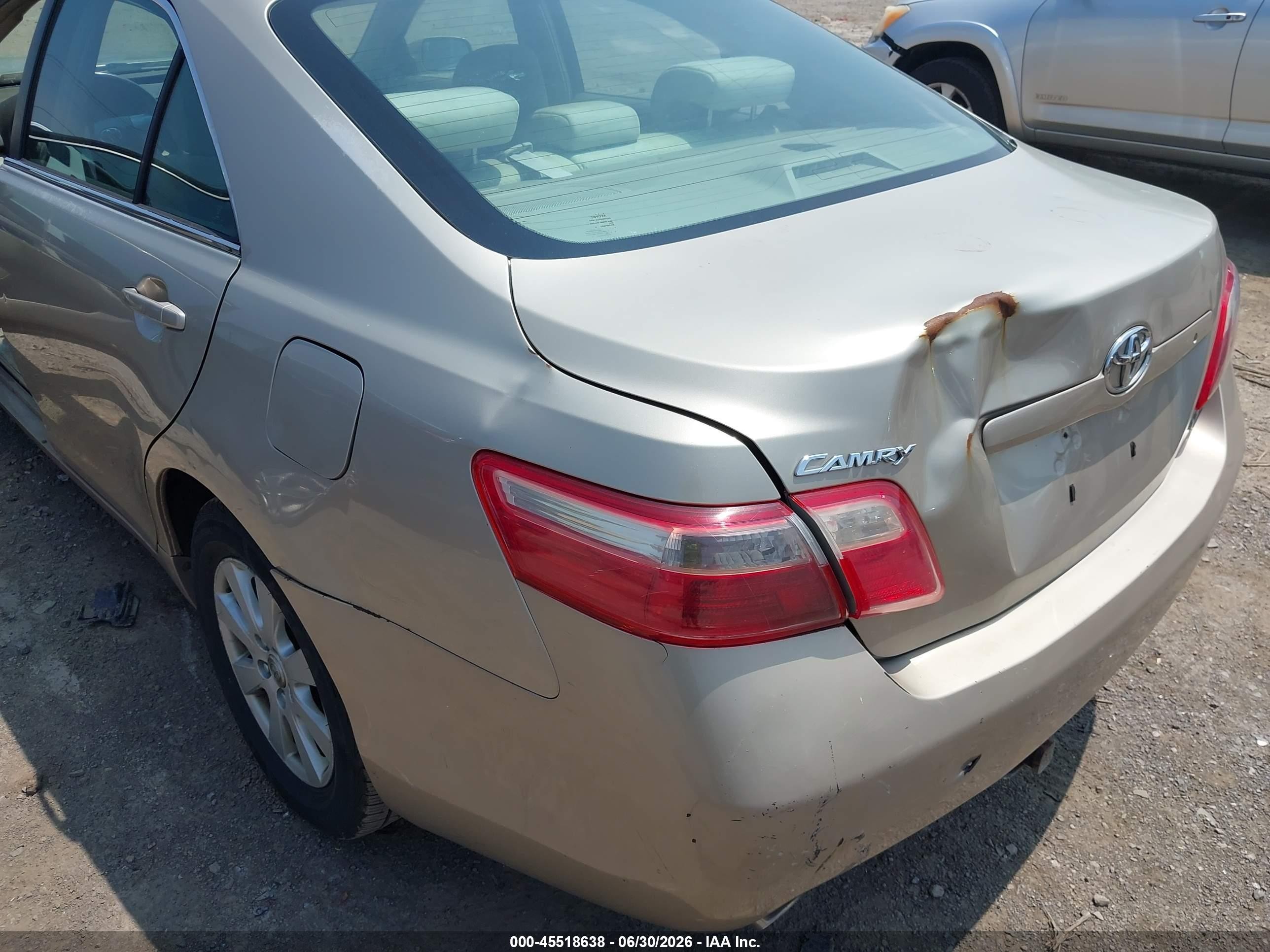 2009 Toyota Camry Le V6 Золотой vin: 4T1BK46KX9U581804