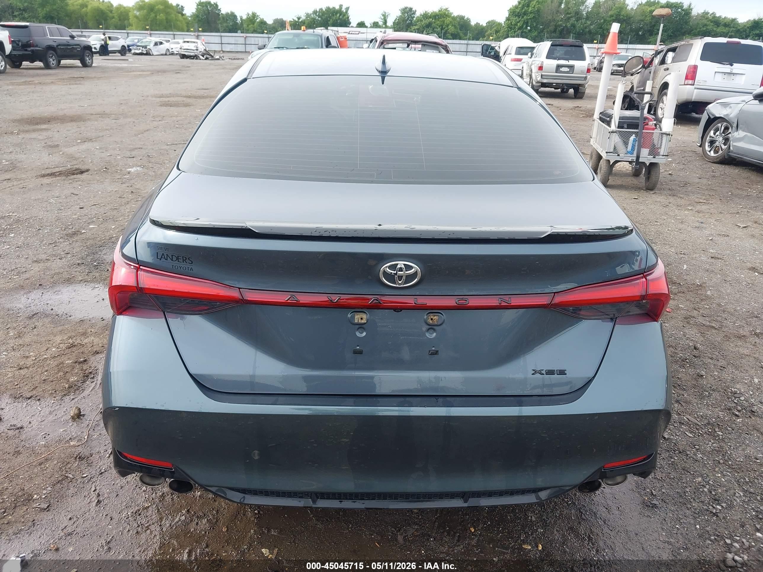 2019 Toyota Avalon Xse Серый vin: 4T1BZ1FB8KU032490