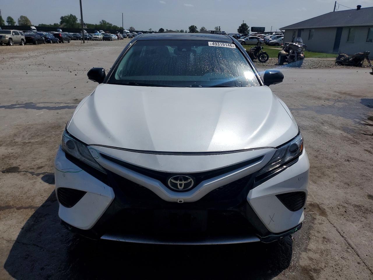 2019 Toyota Camry Xse V6 White vin: 4T1BZ1HK3KU024276