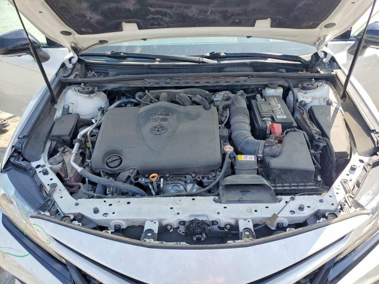 2019 Toyota Camry Xse V6 White vin: 4T1BZ1HK3KU024276