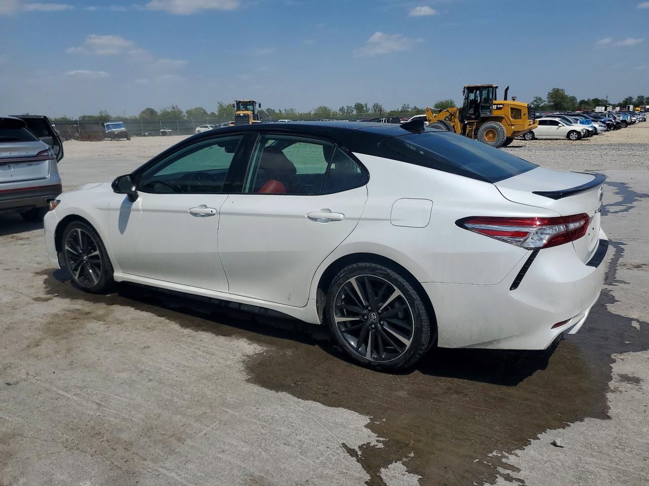 2019 Toyota Camry Xse V6 White vin: 4T1BZ1HK3KU024276