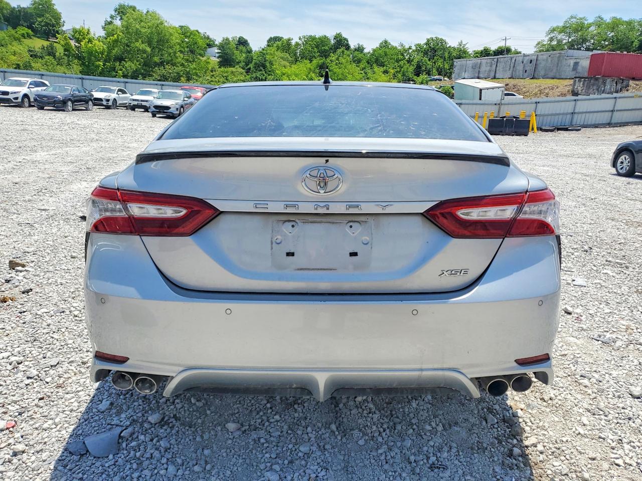 2018 Toyota Camry Xse V6 Silver vin: 4T1BZ1HK5JU015528