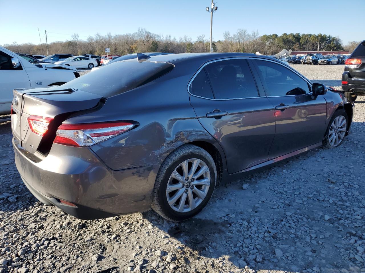 2020 Toyota Camry Le Серый vin: 4T1C11AK0LU993699