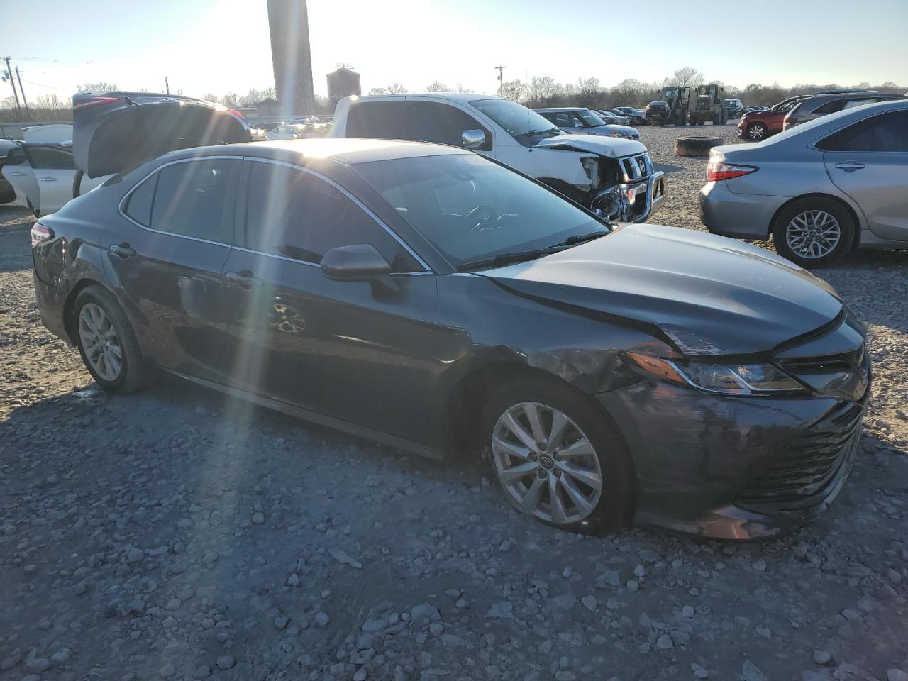 2020 Toyota Camry Le Серый vin: 4T1C11AK0LU993699