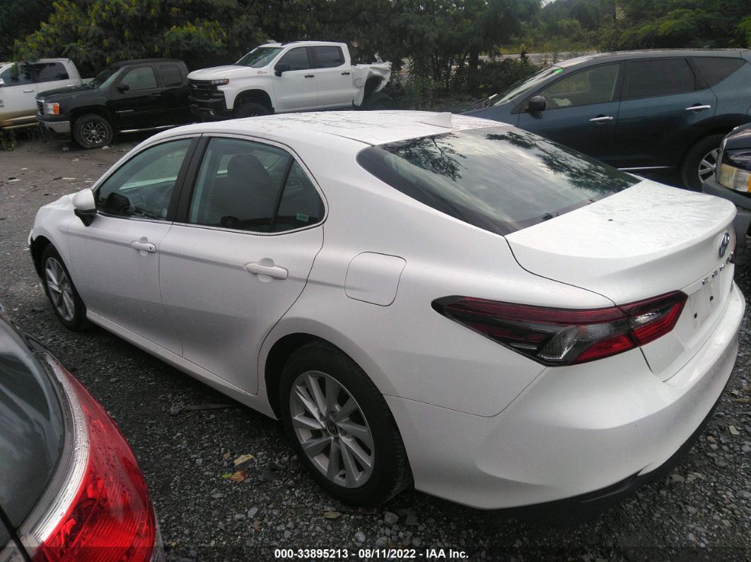 2022 Toyota Camry Le Белый vin: 4T1C11AK0NU637756