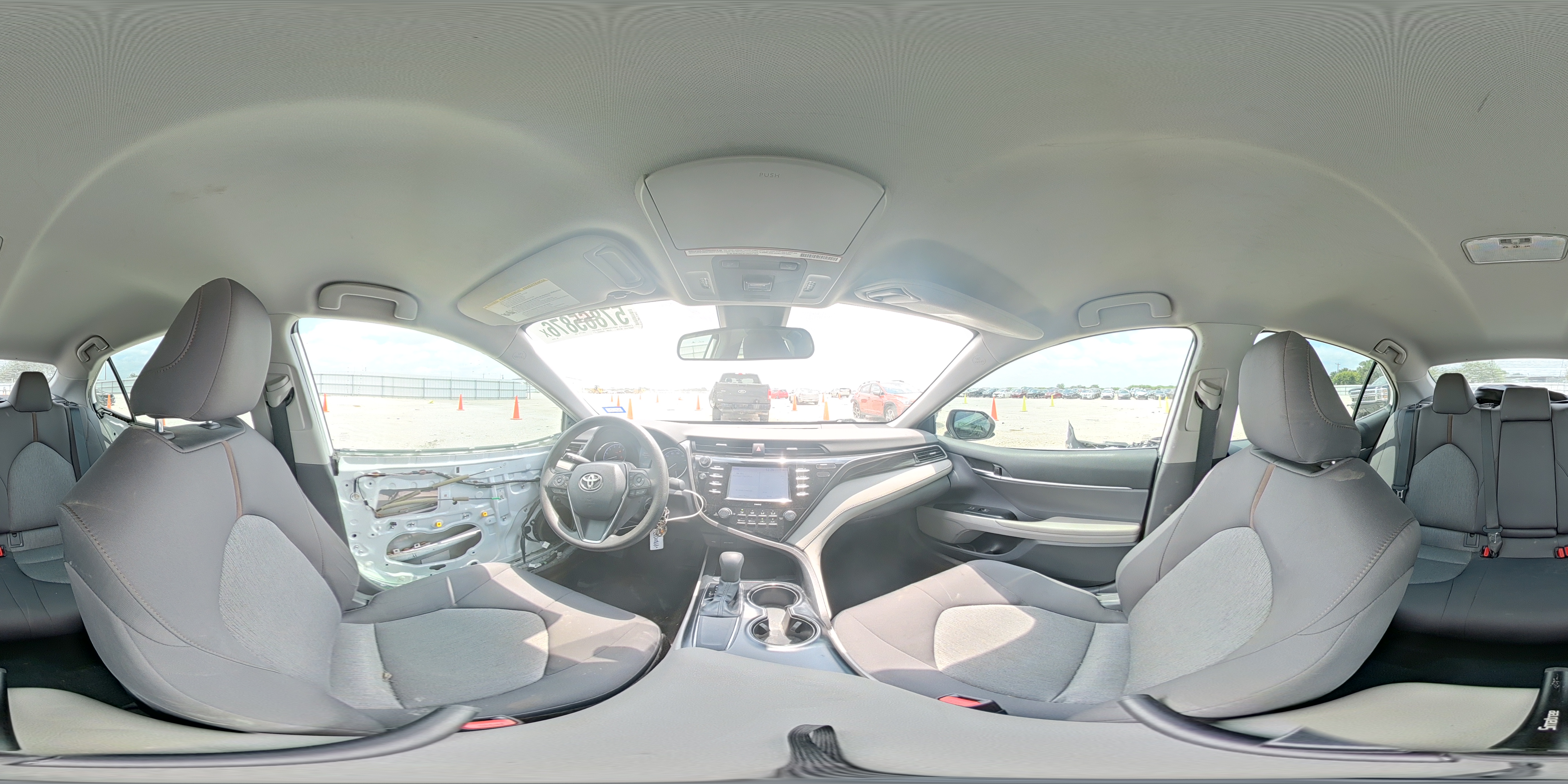 2020 Toyota Camry Le White vin: 4T1C11AK1LU325250