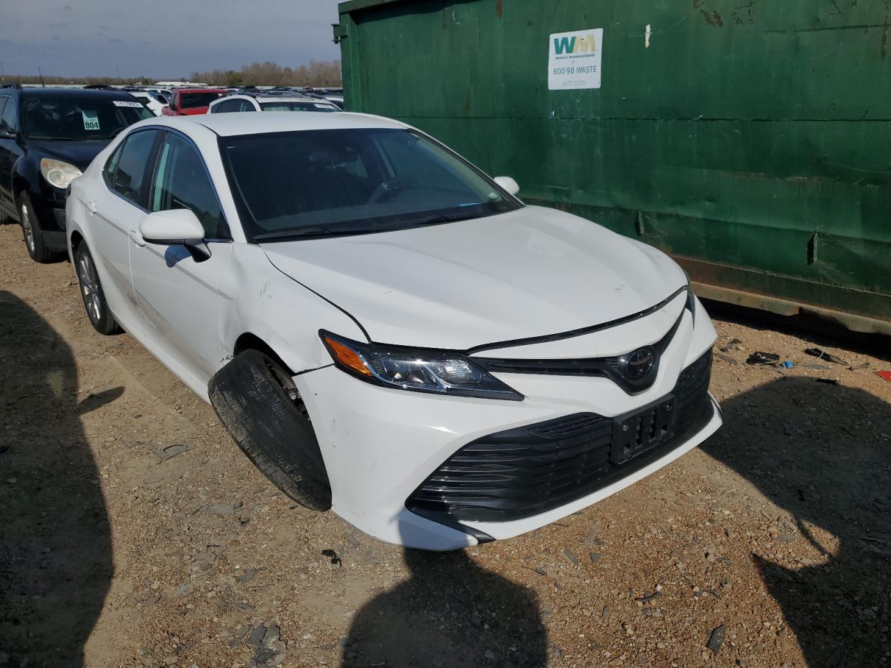 2020 Toyota Camry Le Белый vin: 4T1C11AK2LU977410