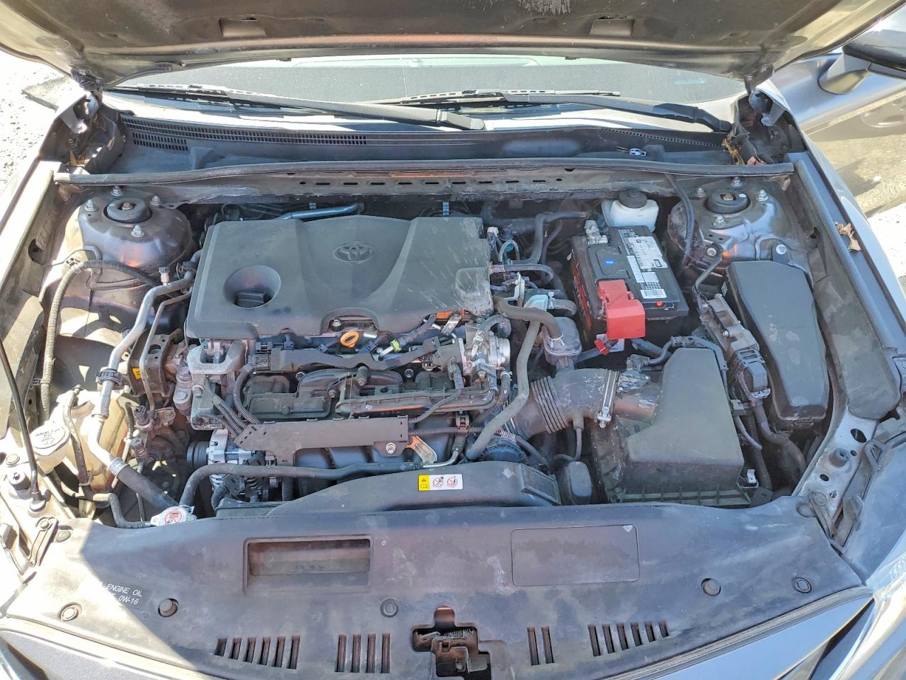 2021 Toyota Camry Le Gray vin: 4T1C11AK2MU428890