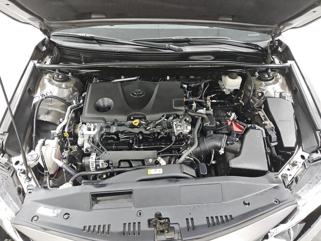 2021 Toyota Camry Le Gray vin: 4T1C11AK3MU602725 Damage: Radiator, Cracked, Replacement Required