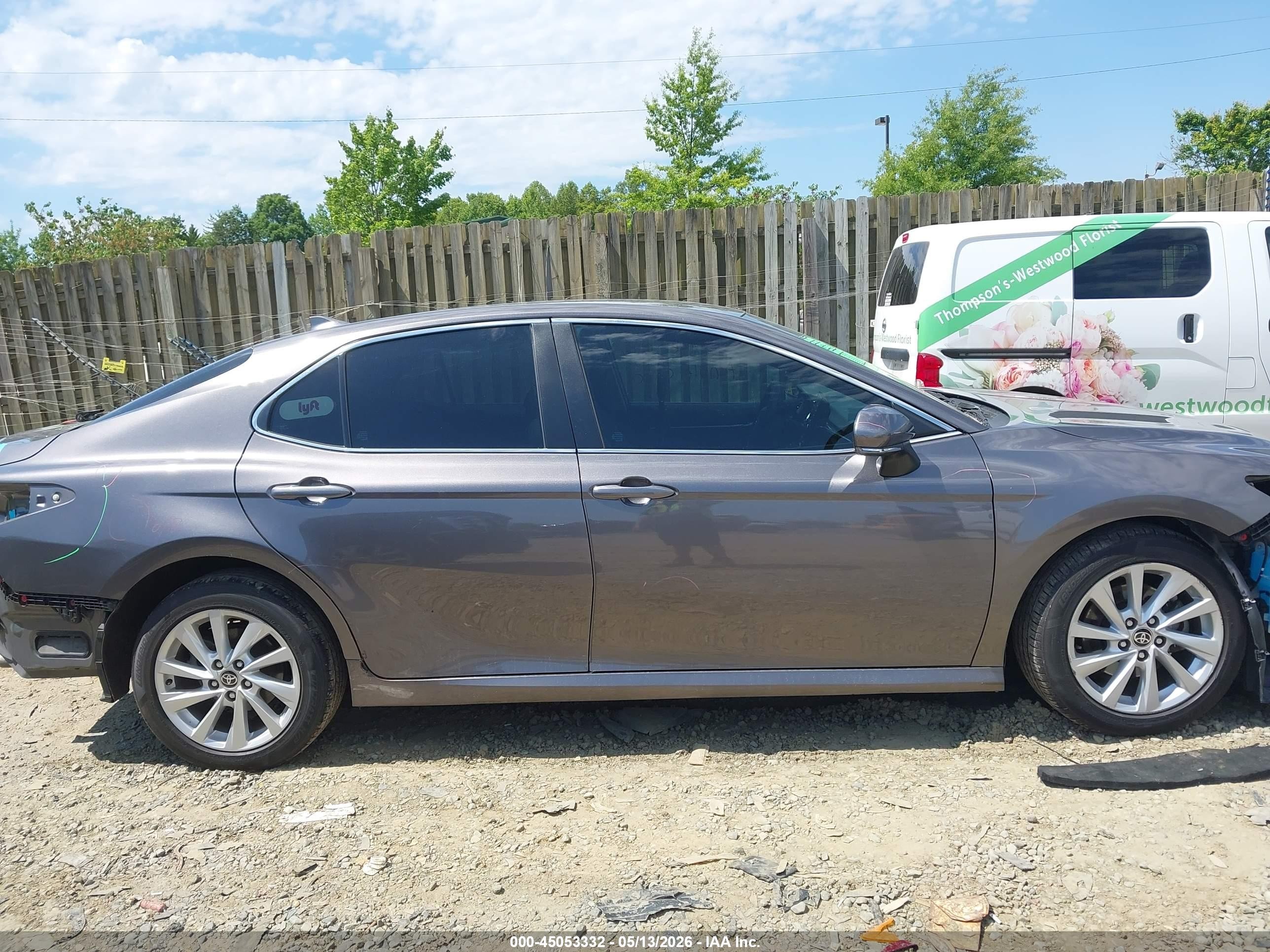 2023 Toyota Camry Le Серый vin: 4T1C11AK4PU748121