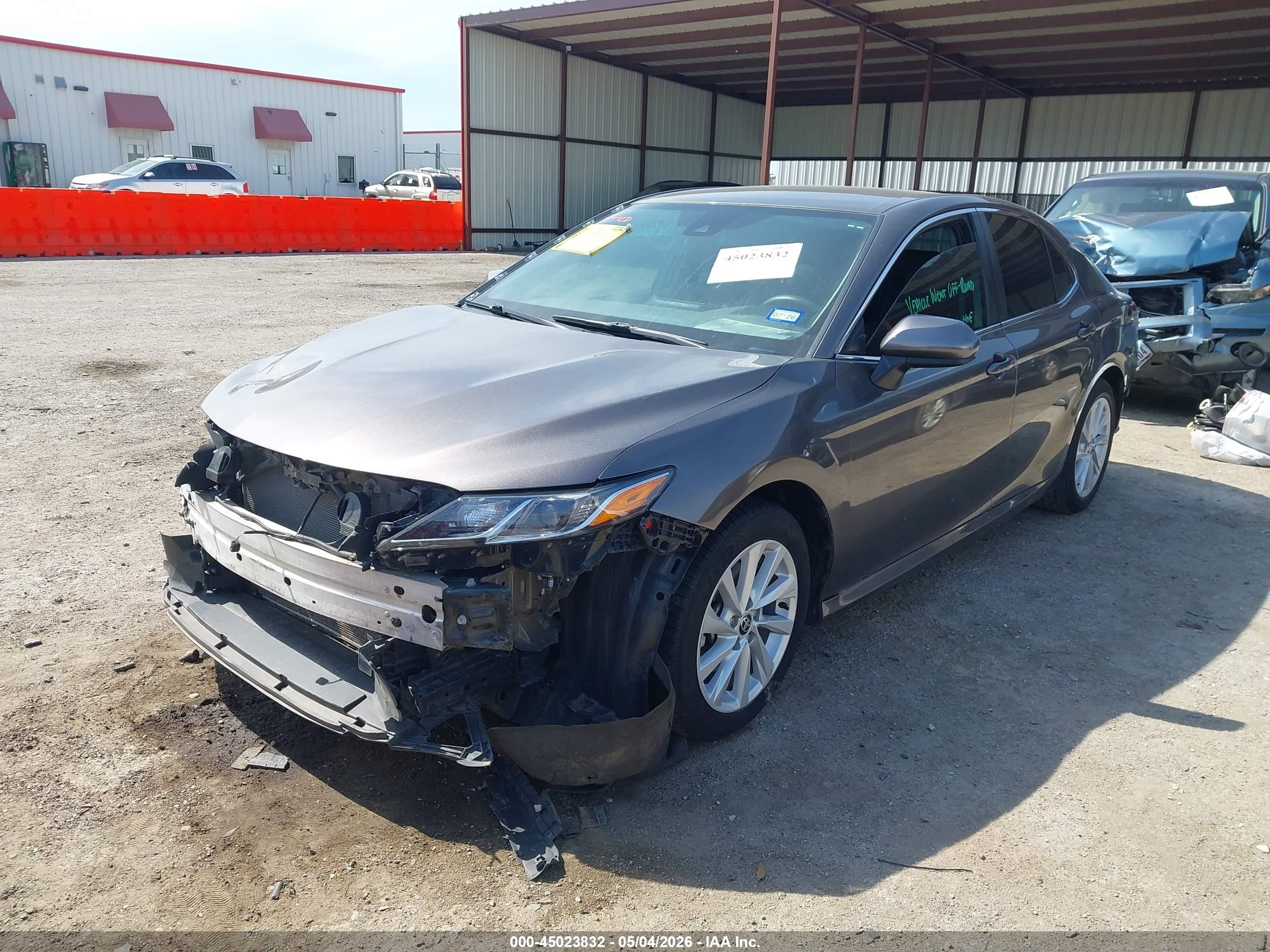 2022 Toyota Camry Le Серый vin: 4T1C11AK8NU675820