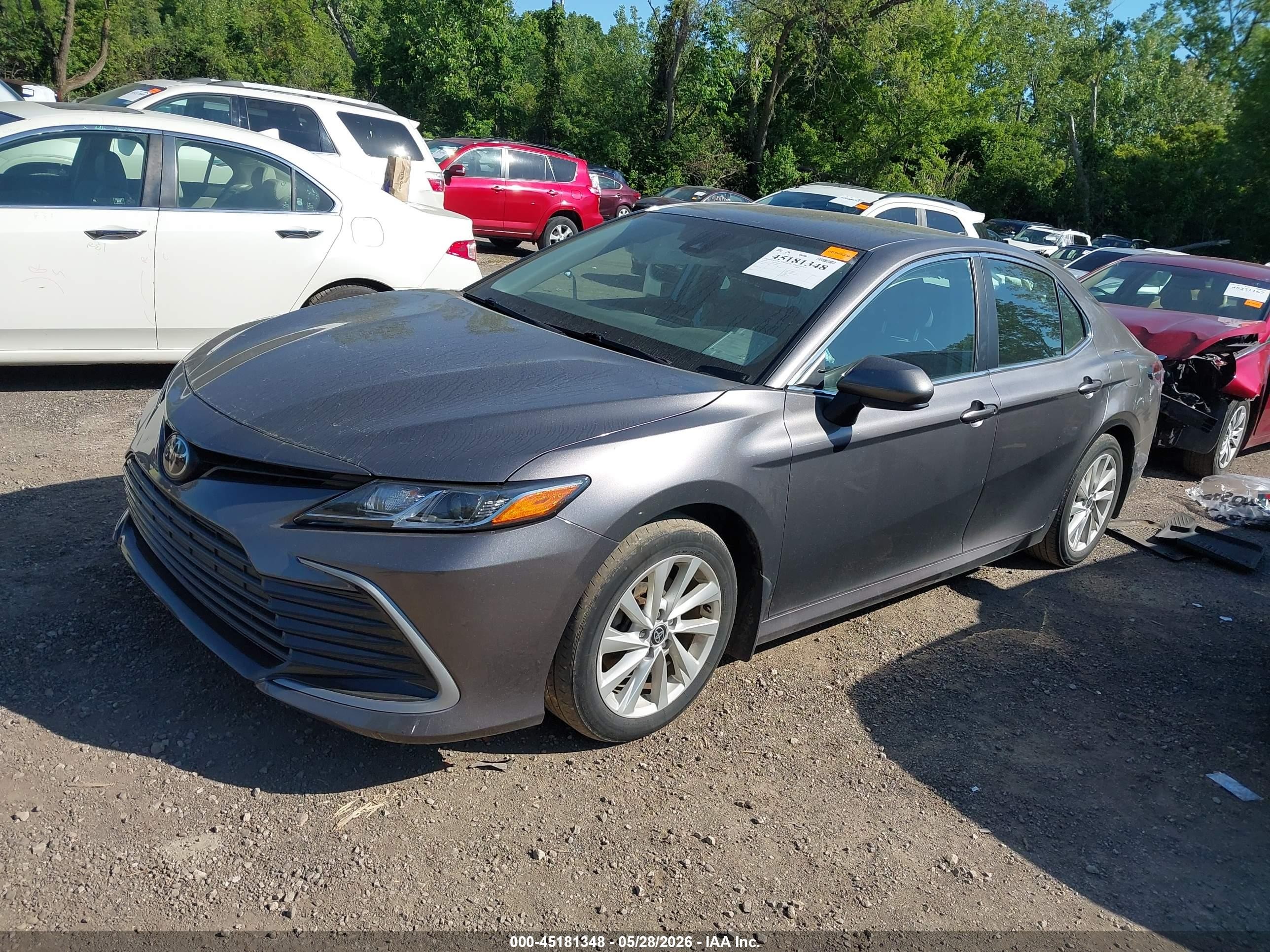 2023 Toyota Camry Le Gray vin: 4T1C11AK9PU079389